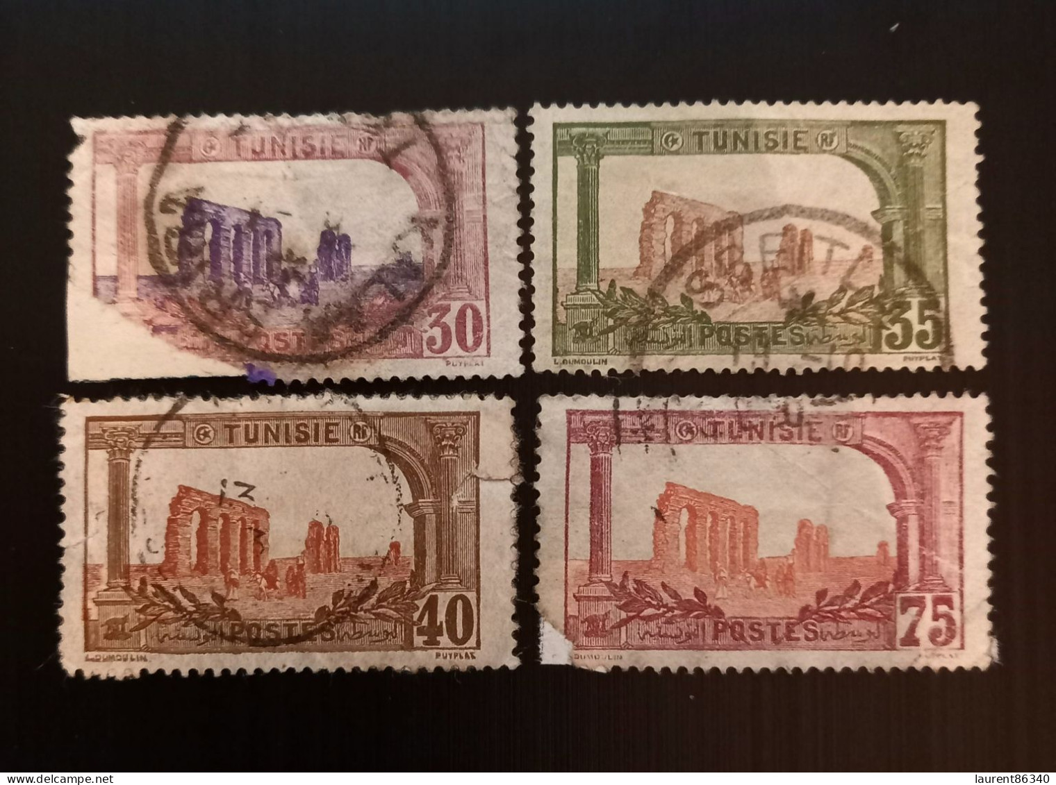 Tunisie 1906 Aqueduc De Zaghouan 4 Used - Gebruikt