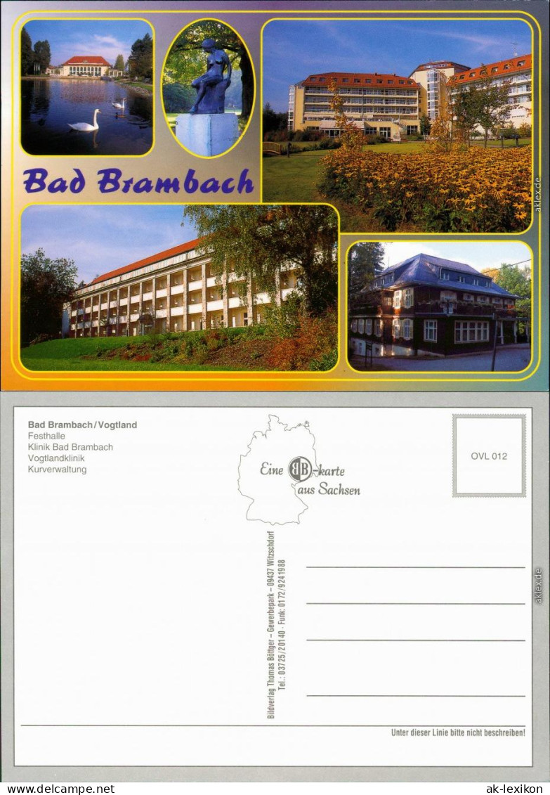 Bad Brambach Festhalle, Klinik Bad Brambach, Vogtlandklinik, Kurverwaltung 2002 - Bad Brambach