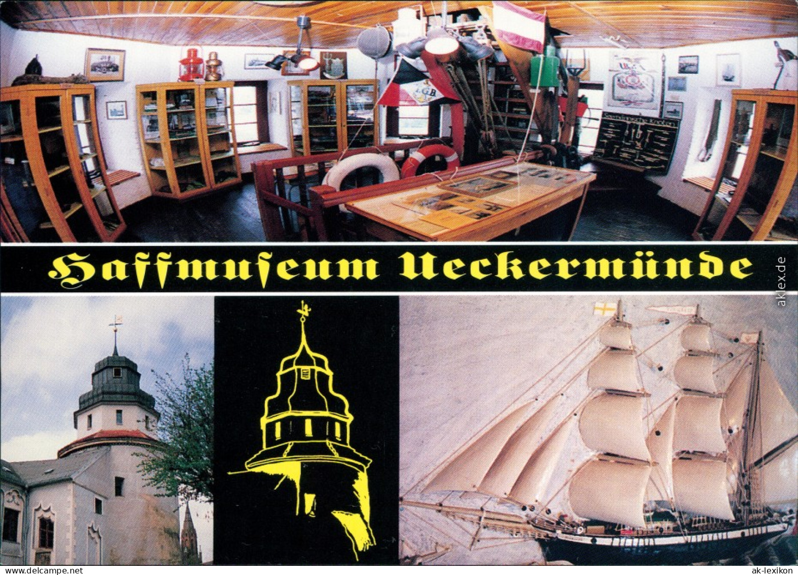 Ansichtskarte Ueckermünde Haffmuseum 1993 - Ückermünde