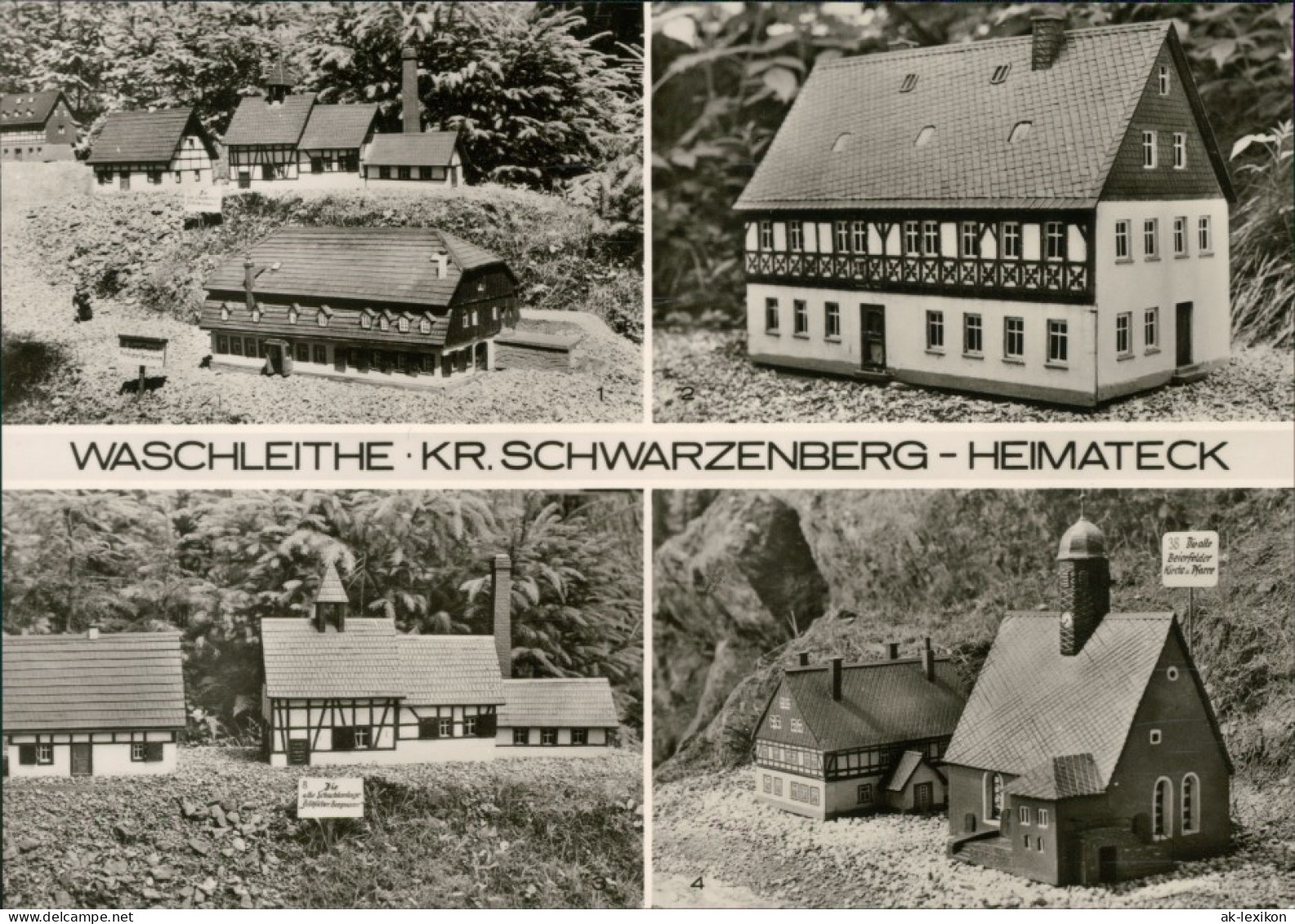 Waschleithe-Grünhain-Beierfeld Miniaturschauanlage Heimatecke 1978 - Gruenhain