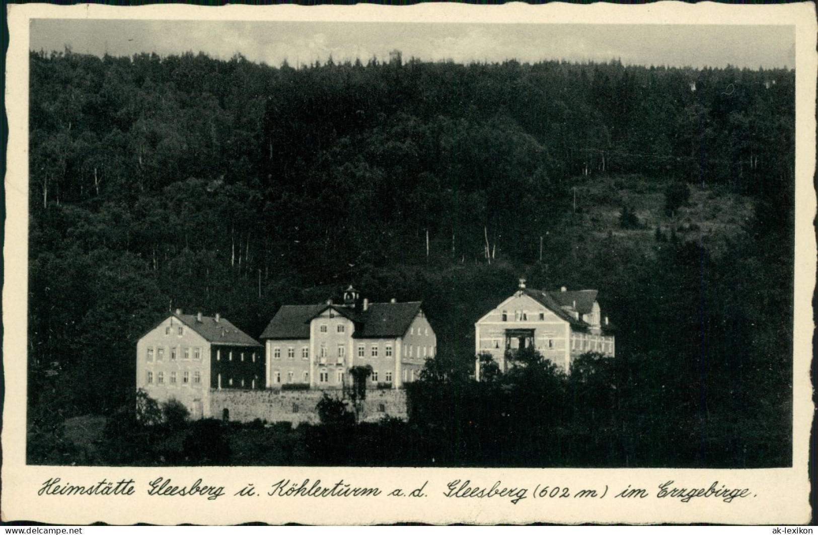 Neustädtel-Schneeberg (Erzgebirge) Heilstätte Mit Köhlerturm 1926 - Schneeberg