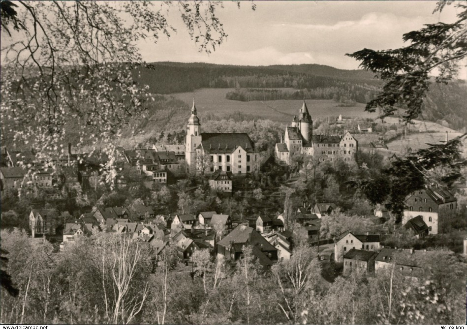 Ansichtskarte Schwarzenberg (Erzgebirge) Blick Auf Den Ort 1971 - Schwarzenberg (Erzgeb.)
