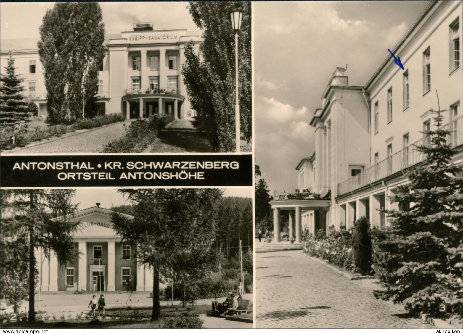 Antonsthal-Breitenbrunn (Erzgebirge) Sanatorium Für Natürliche  Club-Haus 1973 - Breitenbrunn