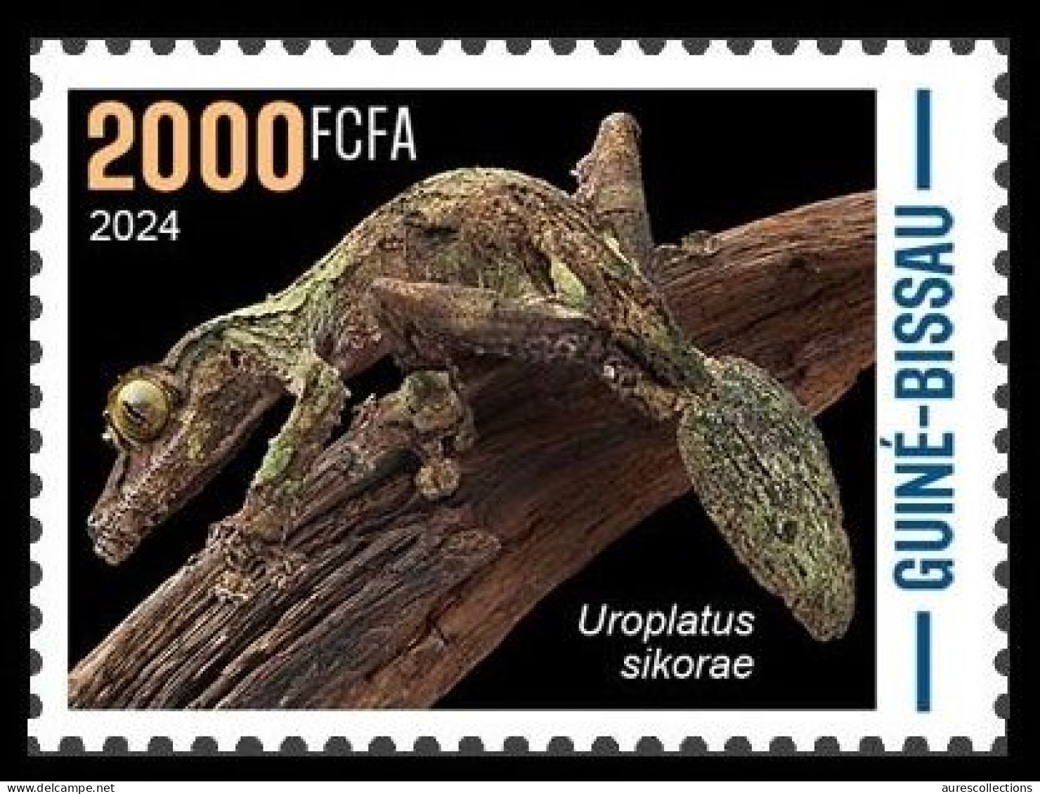 GUINEA BISSAU 2024 STAMP 1V - CAMOUFLAGE - REPTILES GECKO GECKOS - MNH - Sonstige & Ohne Zuordnung