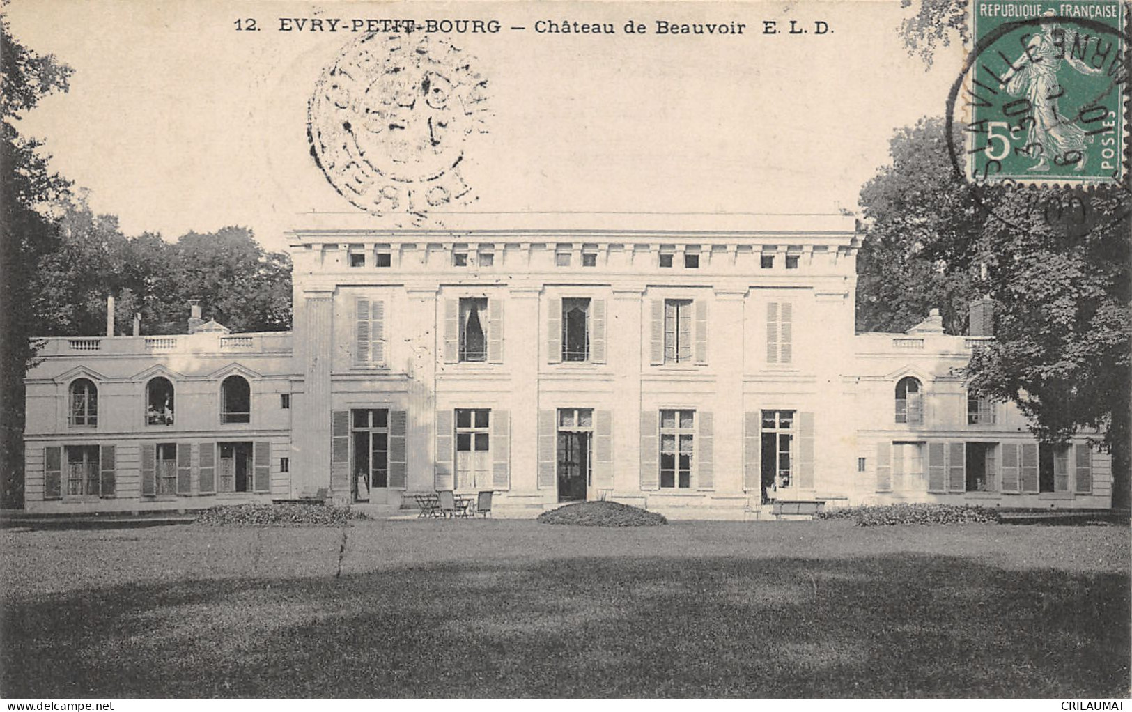 91-EVRY PETIT BOURG-CHATEAU DE BEAUVOIR-N 6007-D/0033 - Evry