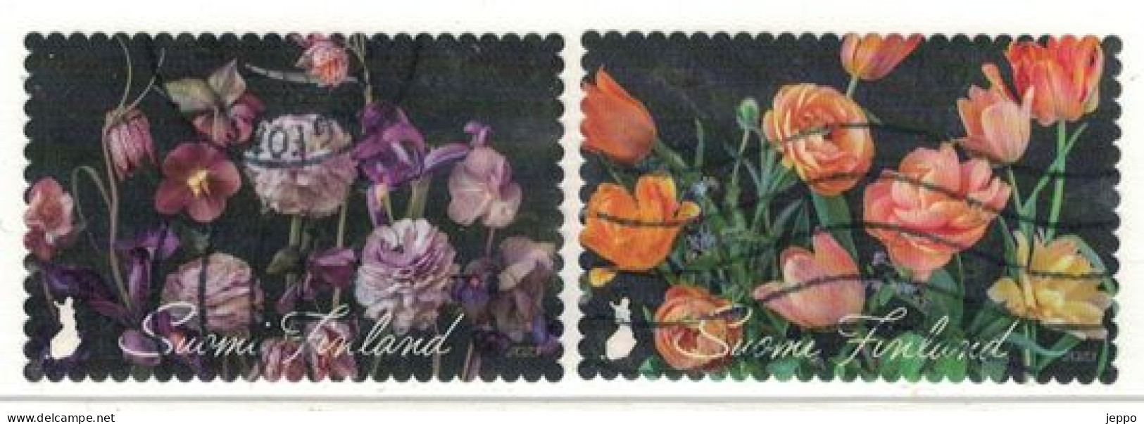 2023 Finland, Language Of Flowers, Complete Set Used. - Gebraucht