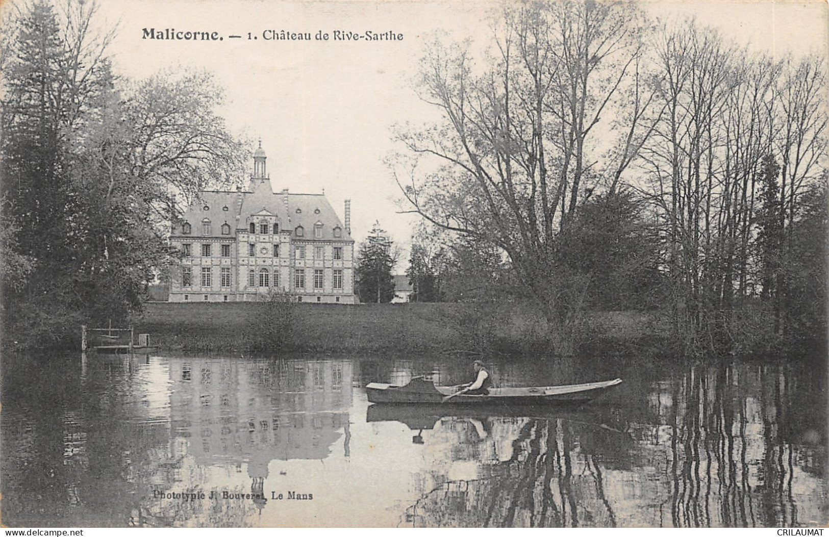 72-MALICORNE-CHATEAU DE RIVE SARTHE-N 6009-A/0111 - Malicorne Sur Sarthe