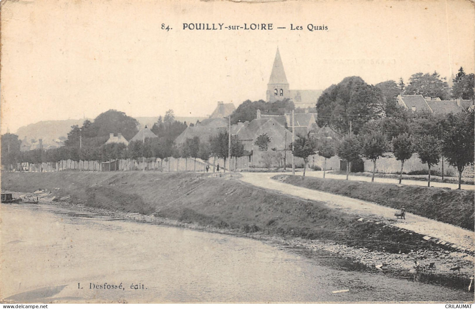 58-POUILLY SUR LOIRE-LES QUAIS-N 6009-F/0275 - Pouilly Sur Loire