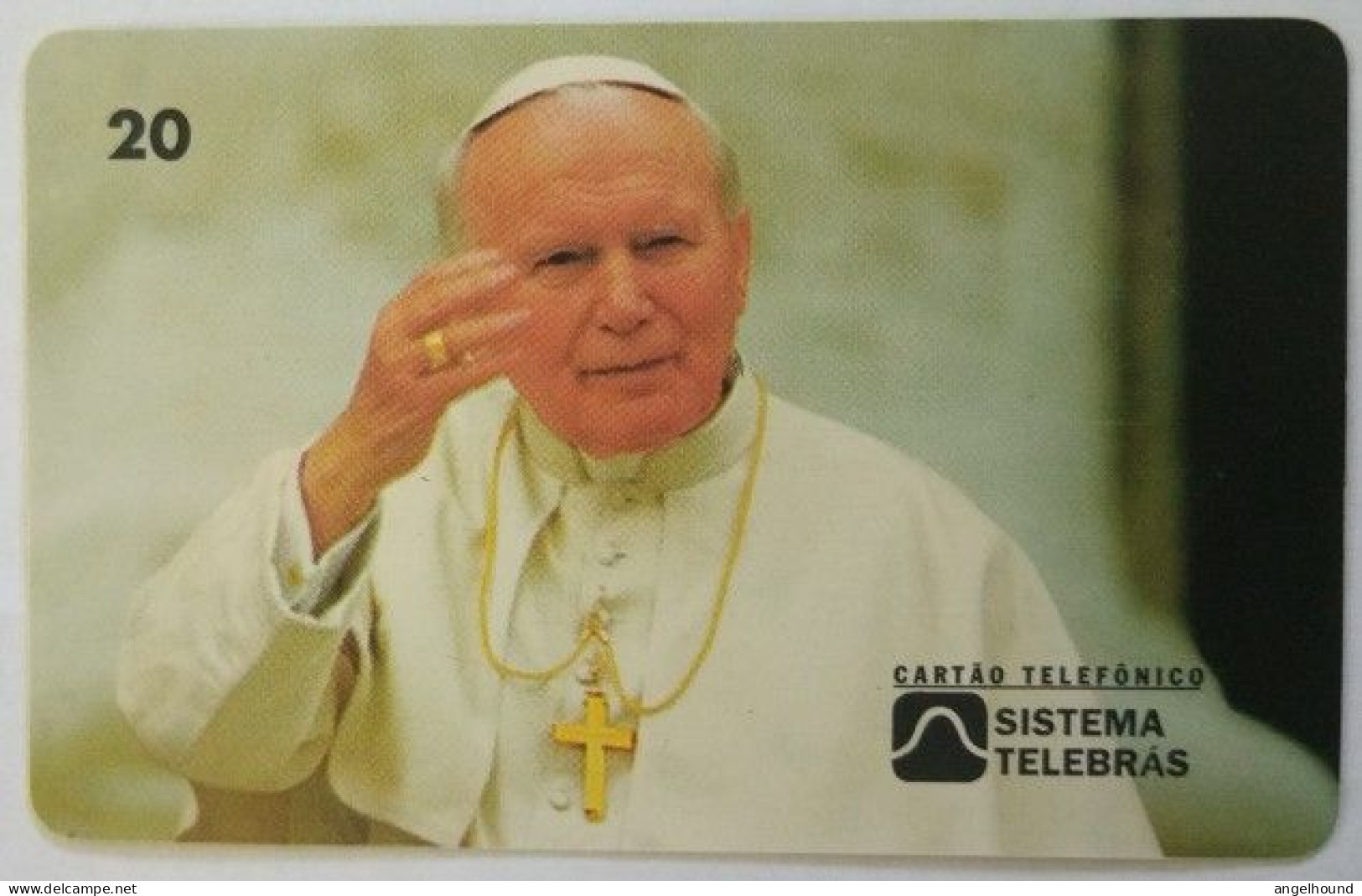 Brazil 20 Units - Pope John Paul II - Brésil