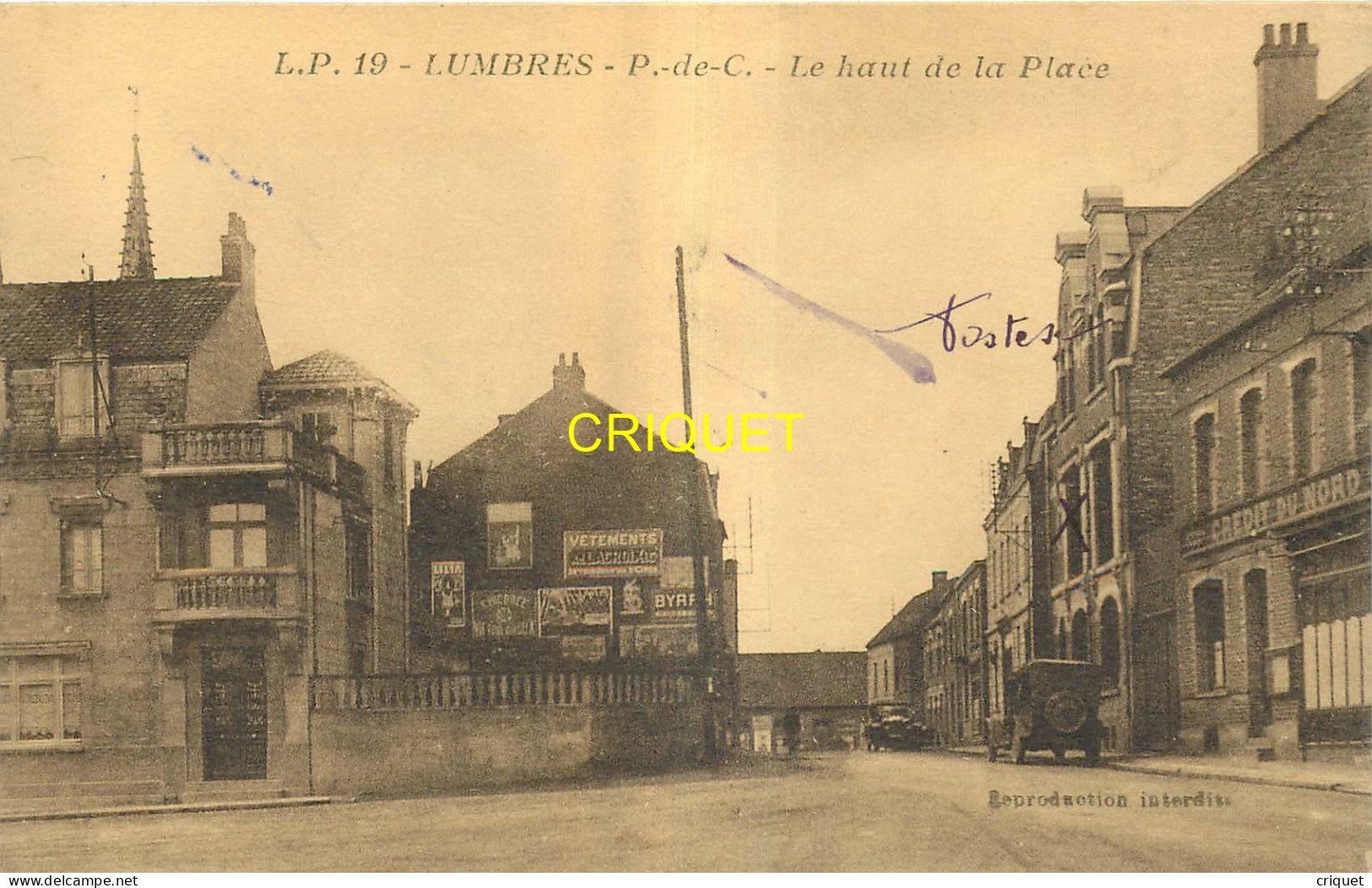 62 Lumbres, Le Haut De La Place - Lumbres