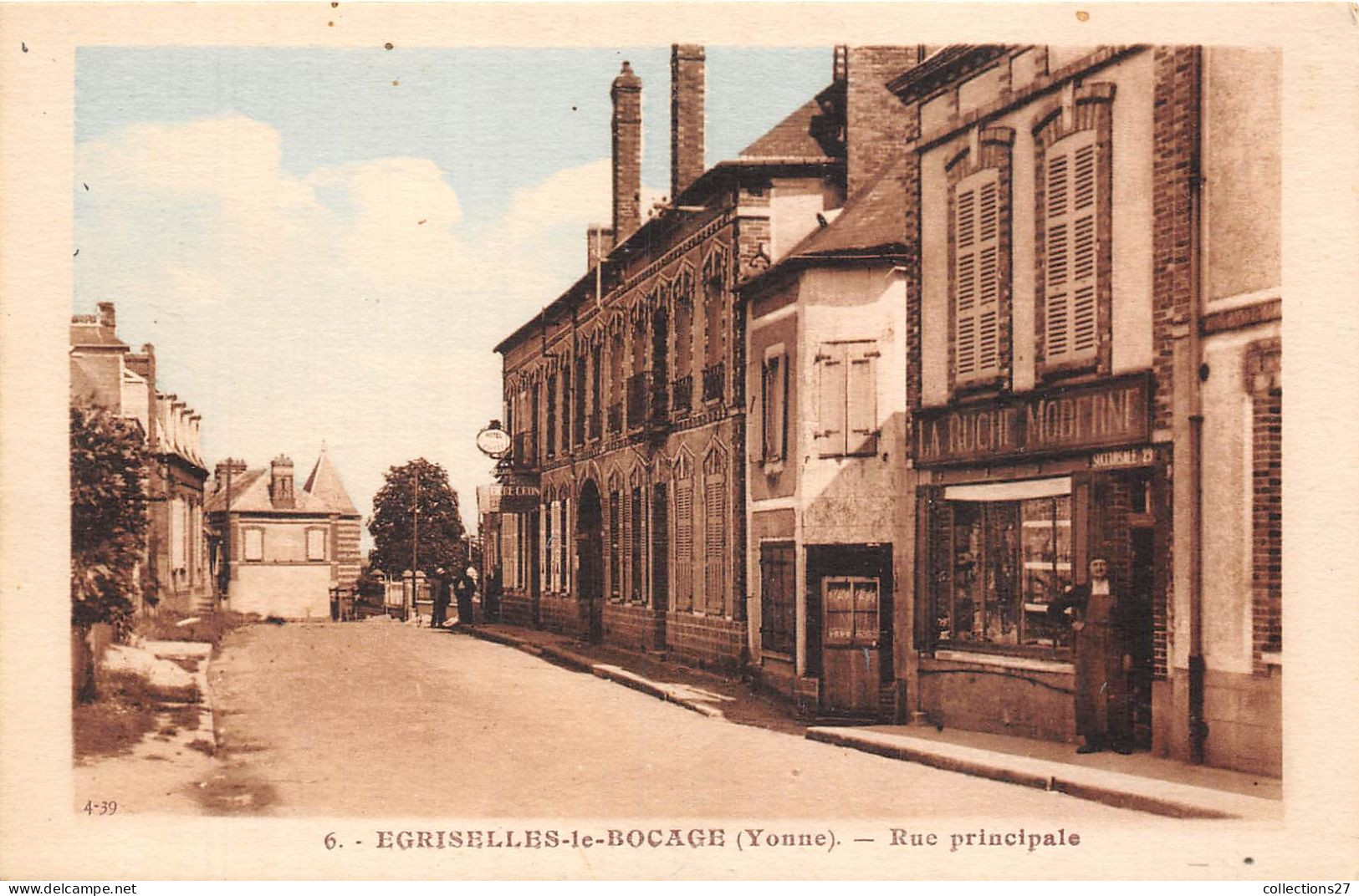 89-EGRISELLES-LE-BOCAGE-  RUE PRINCIPALE - Egriselles Le Bocage