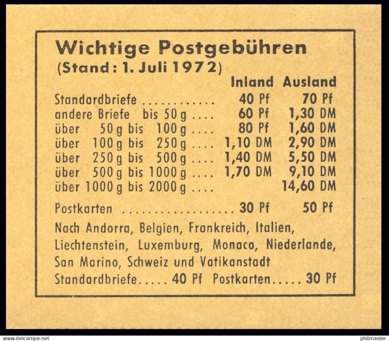 18b MH Unfall 1973, RLV I, Postfrisch ** - 1951-1970