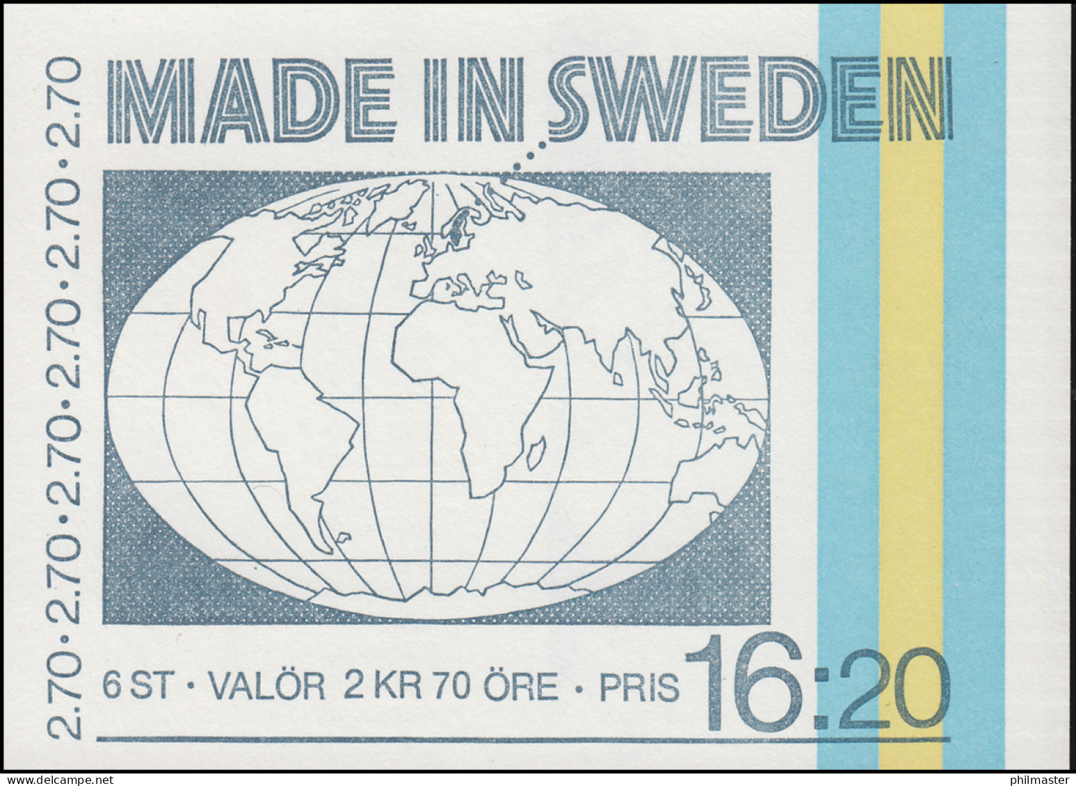 Markenheftchen 99 Schwedische Technik, ** Postfrisch - Non Classés