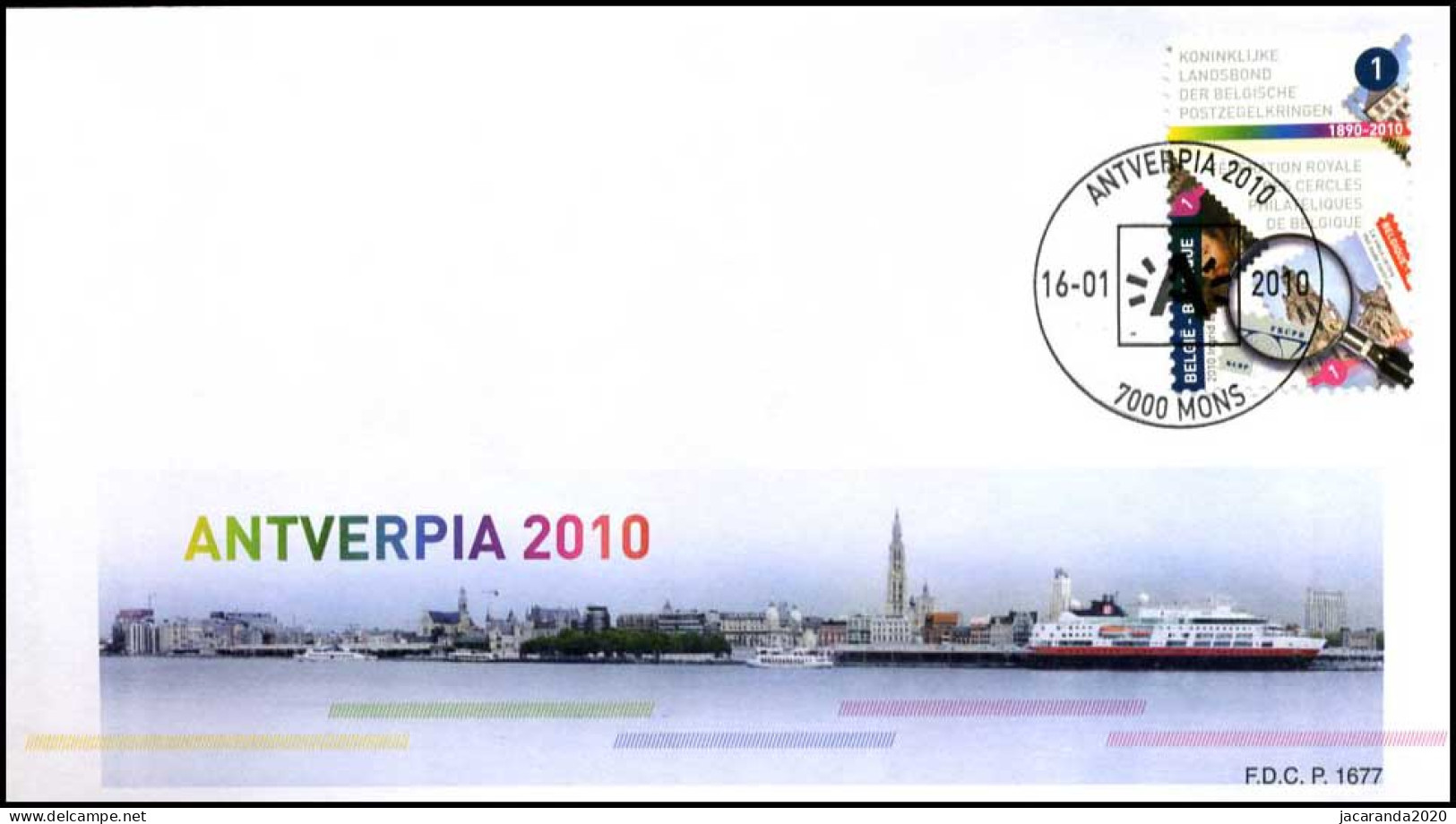 3985 - FDC - Antverpia 2010 : Het Hart Van Antwerpen P1677 - 2001-2010