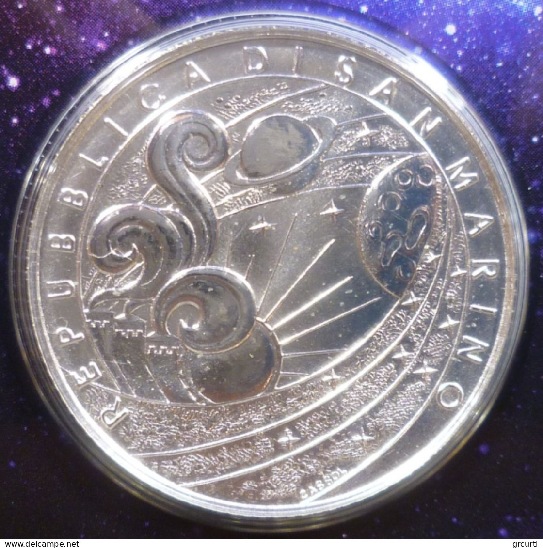 San Marino - 2009 - Serie Zecca - Con 5 € Argento "Anno Internazionale Dell'Astronomia" - San Marino