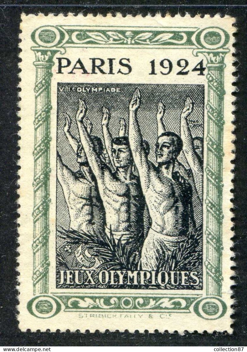 REF 090 > VIGNETTE JEUX OLYMPIQUES PARIS 1924 - Sommer 1924: Paris