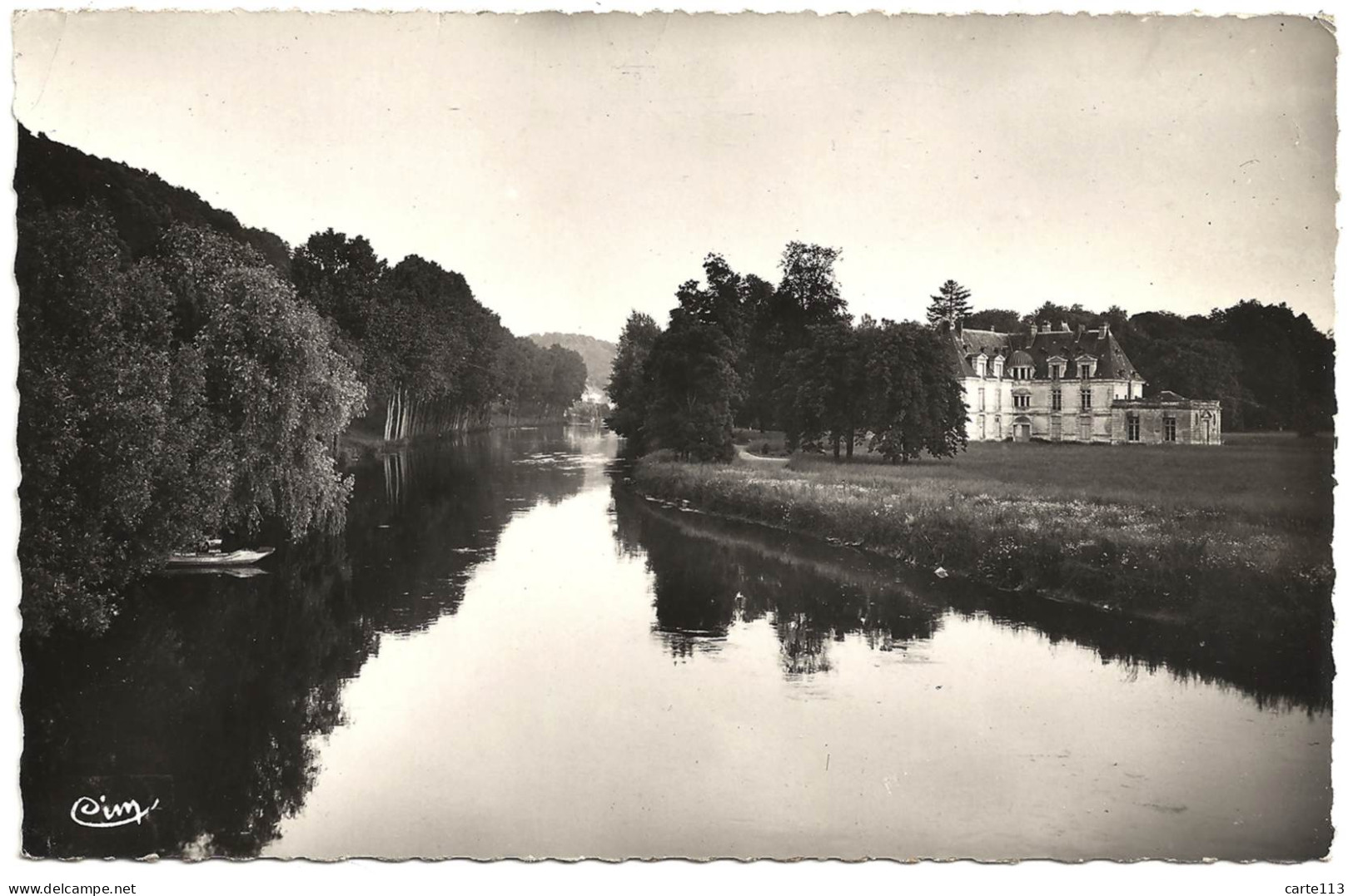 27 - B23363CPSM - ACQUIGNY - Les Bords De Eure Et Le Château - Très Bon état - EURE - Acquigny