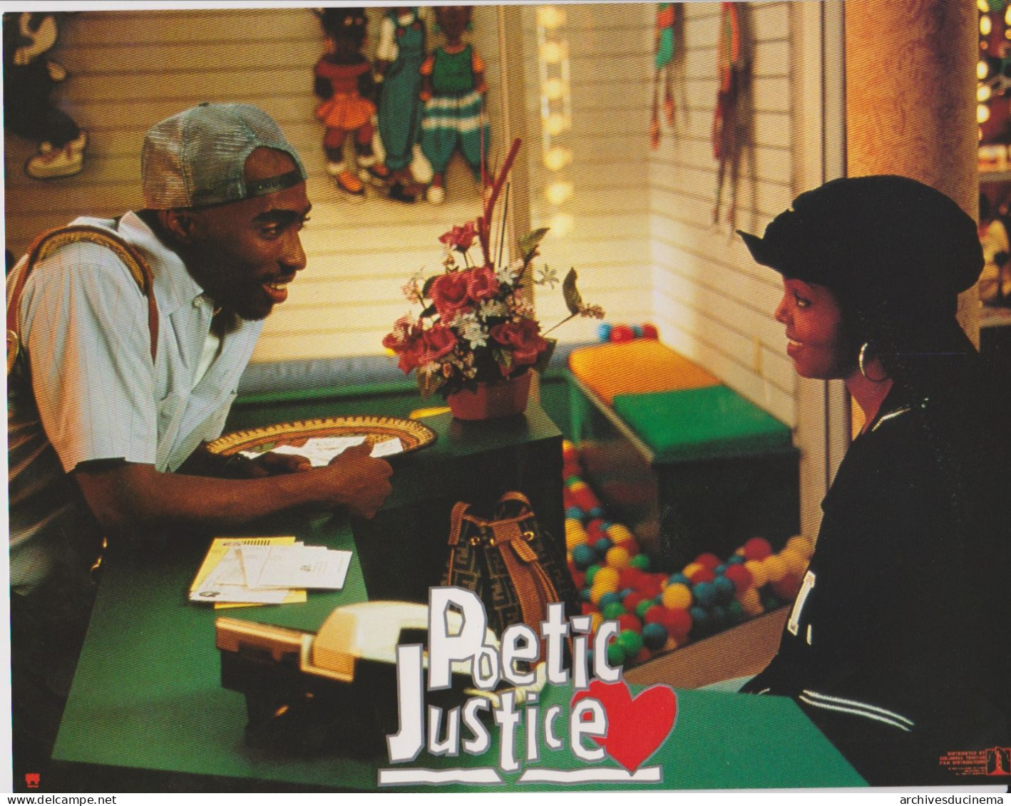 Janet JACKSON - TUPAC FUNK RAP 6 Photos Film POETIC JUSTICE - Fotos