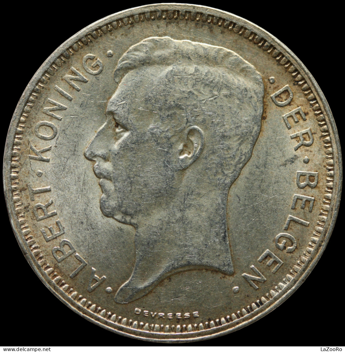 LaZooRo: Belgium 20 Francs Frank 1934 UNC - Silver - 20 Francs & 4 Belgas