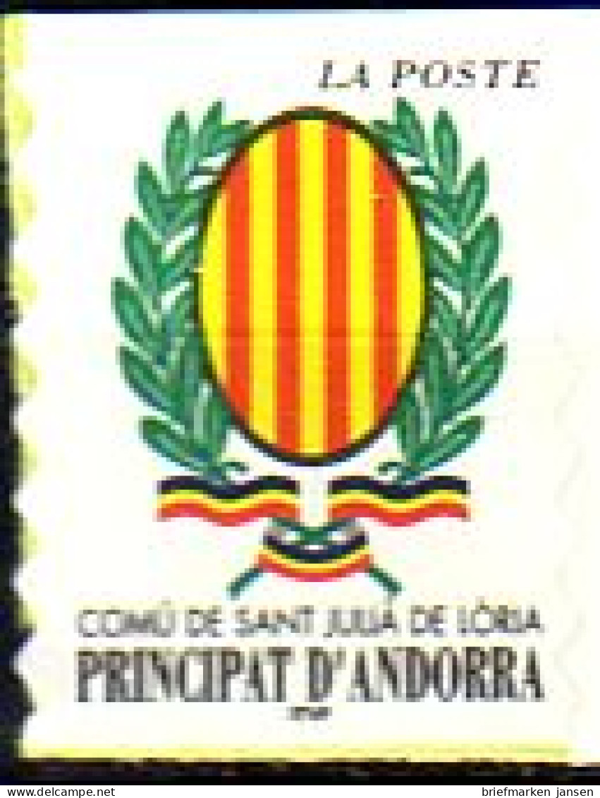 Andorra Frz. Mi.Nr. 561 Freim. Gemeindewappen Sant Julià De Lorià (-) - Andere & Zonder Classificatie