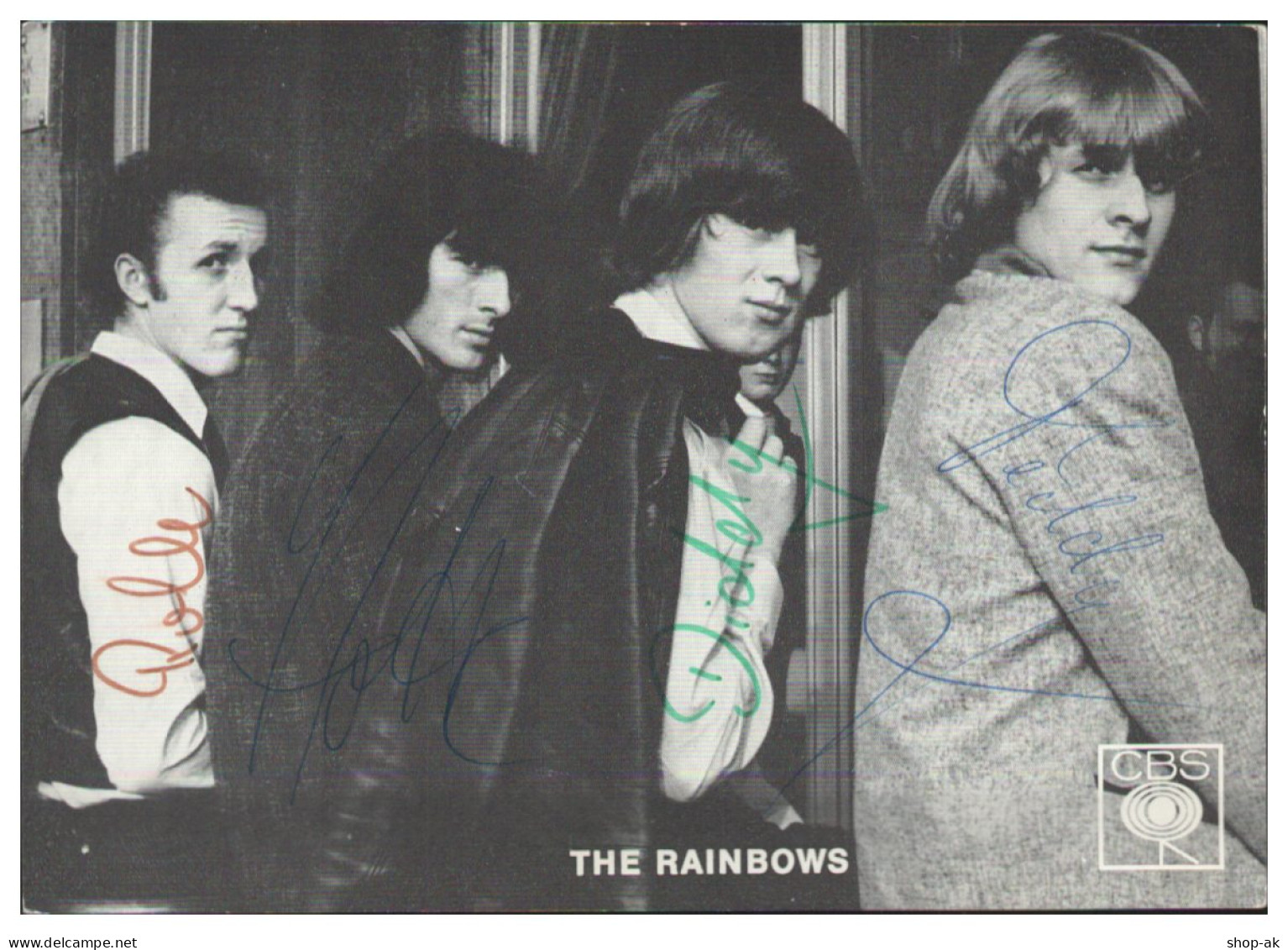 Y28773/ The Rainbows  Beat- Popgruppe  Autogramme Autogrammkarte 60er Jahre - Autogramme