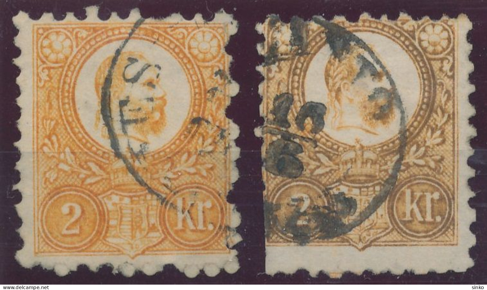 1871. Engraved 2kr Stamps - ...-1867 Préphilatélie