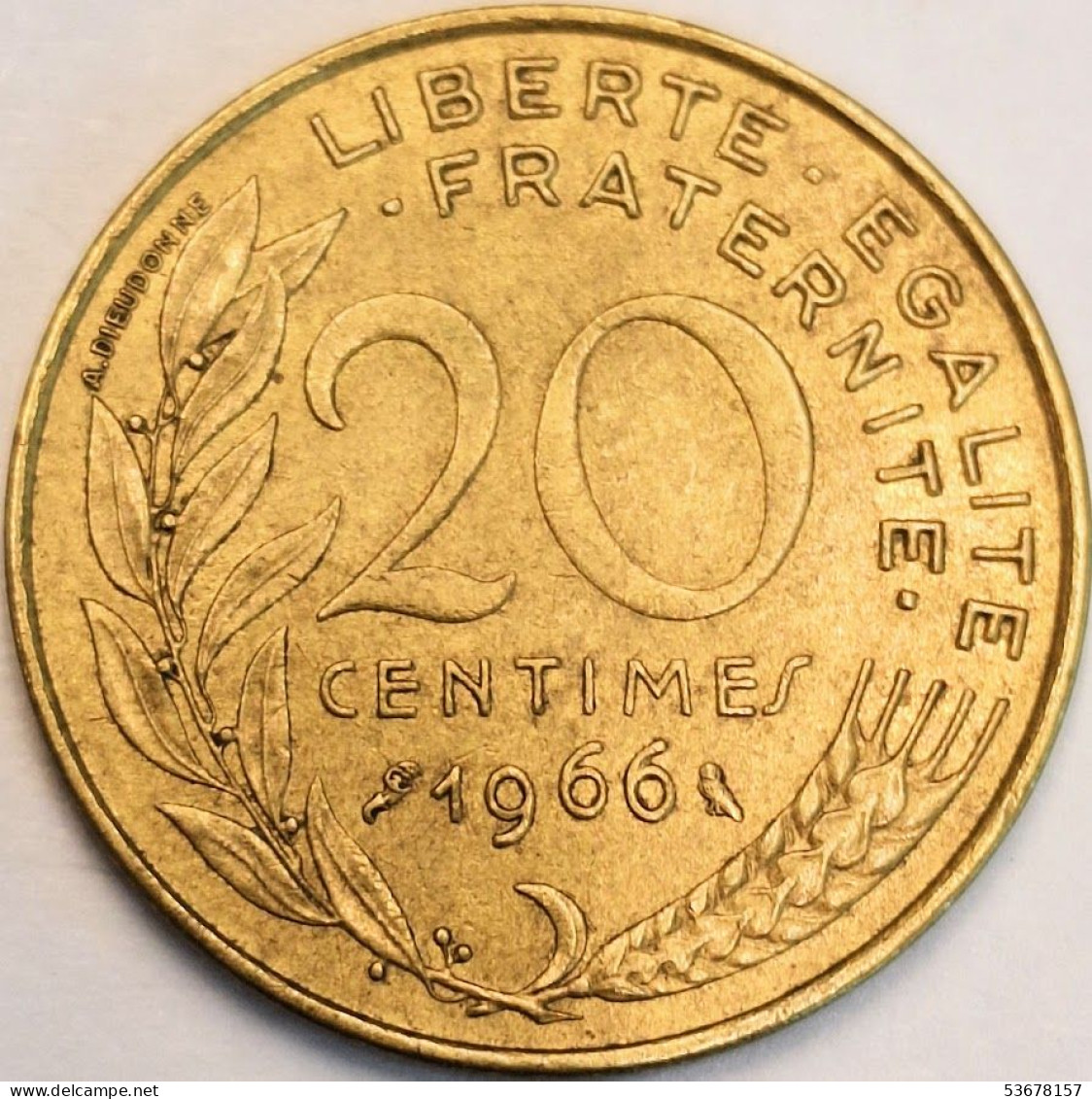 France - 20 Centimes 1966, KM# 930 (#4252) - 20 Centimes