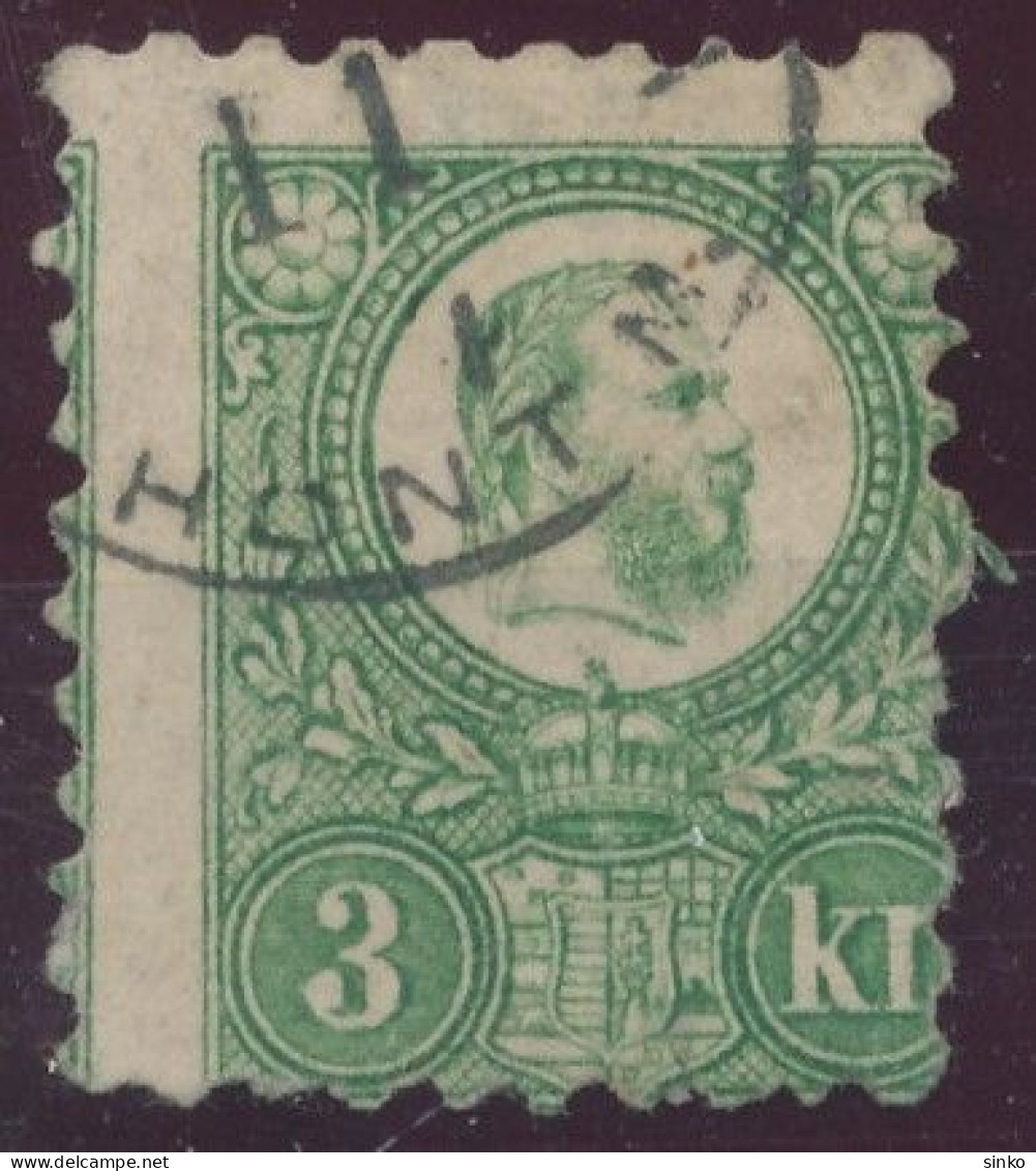 1871. Engraved 3kr Stamp - ...-1867 Prefilatelia