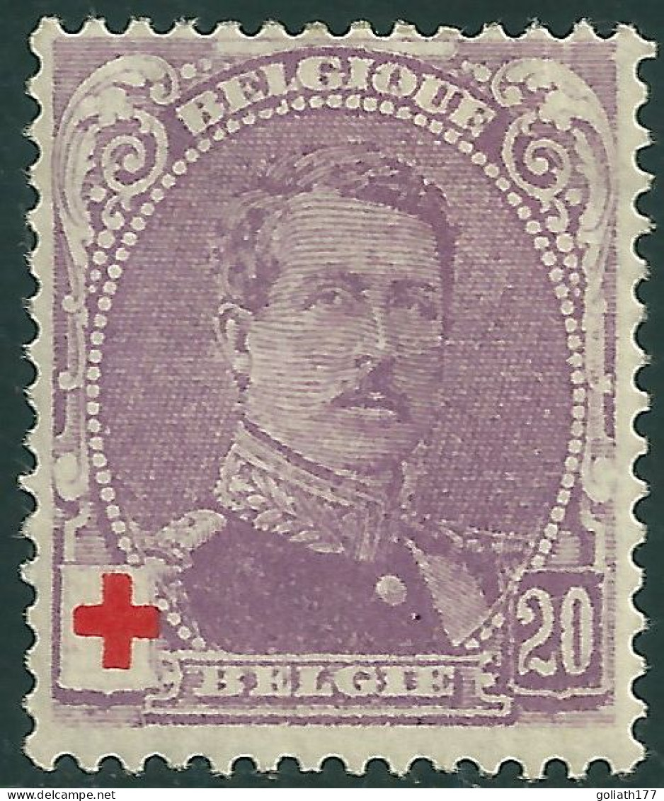 131 * Plakkerrest - Obp 15,50 Euro - 1914-1915 Croix-Rouge