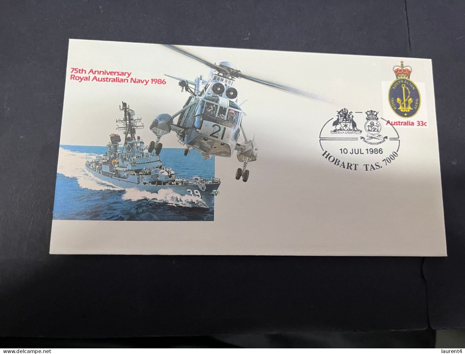 17-4-2024 (2 X 19) Australia - 1986 - 75th Anniversary Of The Royal Australian Navy (2 Covers) - Ersttagsbelege (FDC)