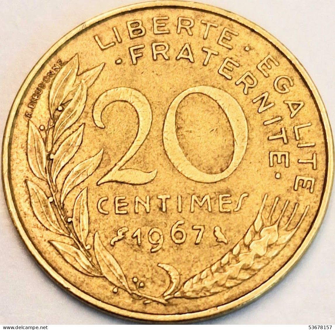 France - 20 Centimes 1967, KM# 930 (#4253) - 20 Centimes