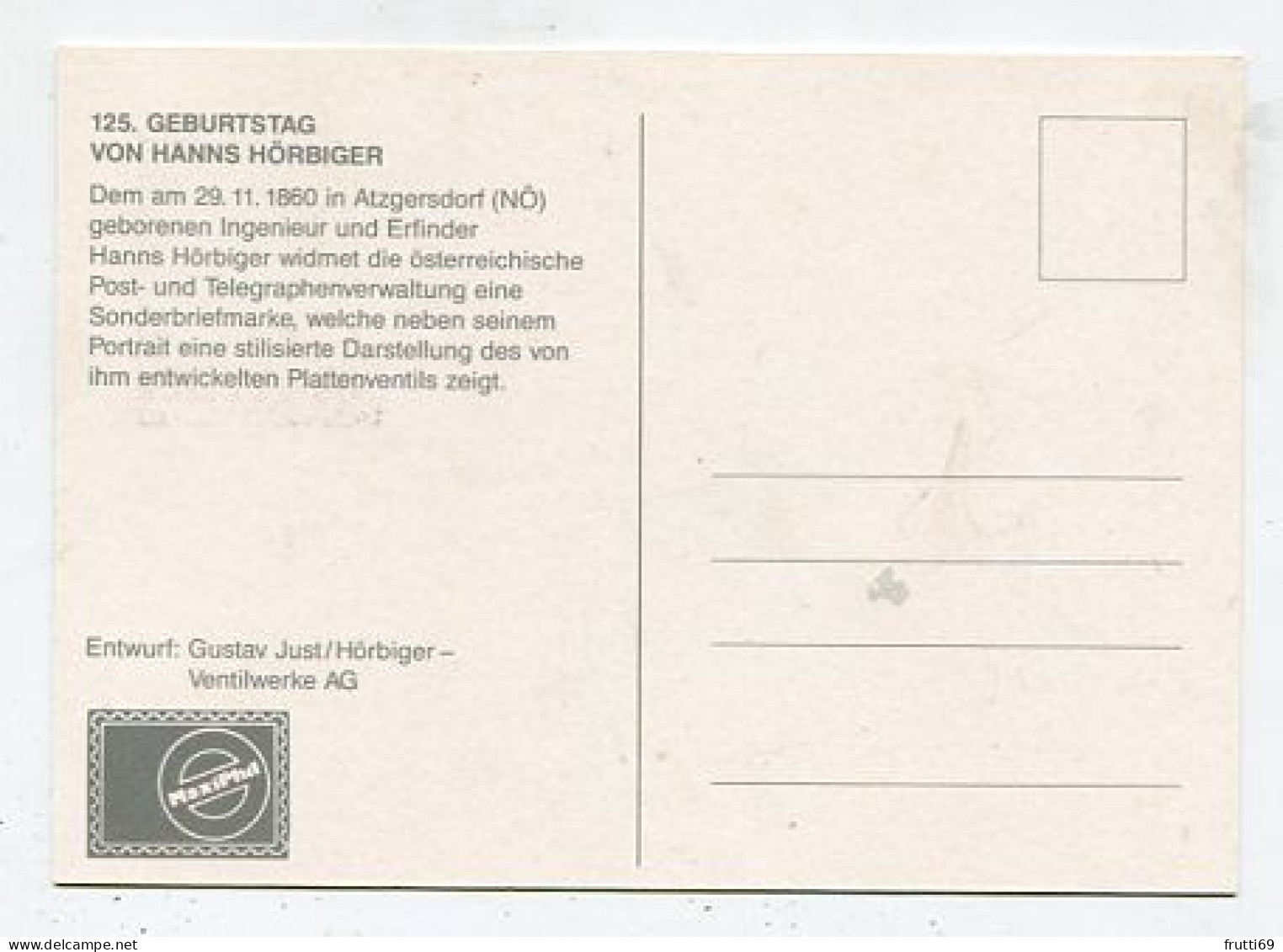 MC 213320 AUSTRIA - 125. Geburtstag Von Hanns Hörbiger - Cartoline Maximum