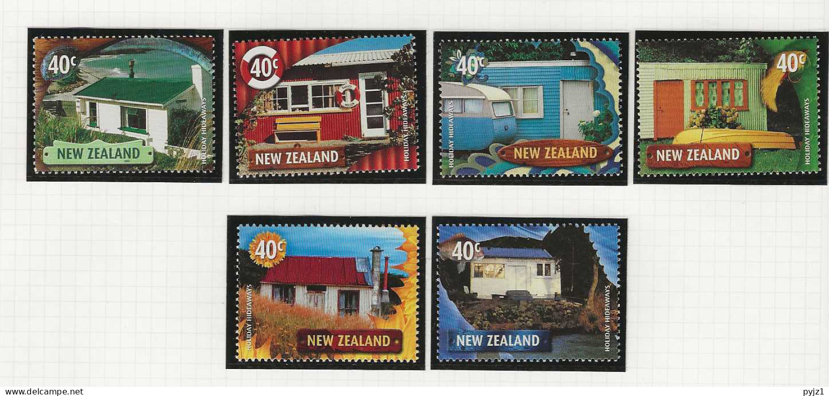 2002 MNH New Zealand Mi 2033-38 Postfris** - Neufs