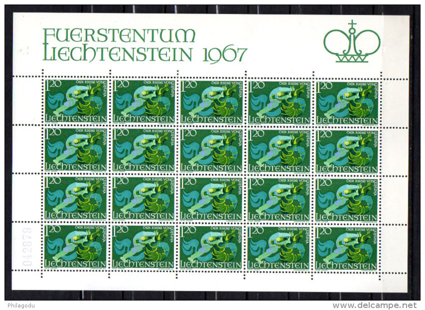 1967  Légendes, Europa , Feuillets Y&T. 422 – 423 – 424 - 425**, PRIX POSTE  44,- CHF ----> Nouveau Prix - Ungebraucht