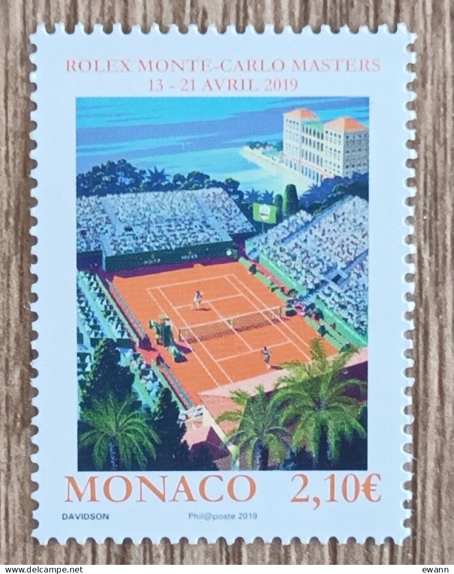 Monaco - YT N°3168 - Sport / Tennis / Monte Carlo  Rolex Masters - 2019 - Neuf - Nuovi