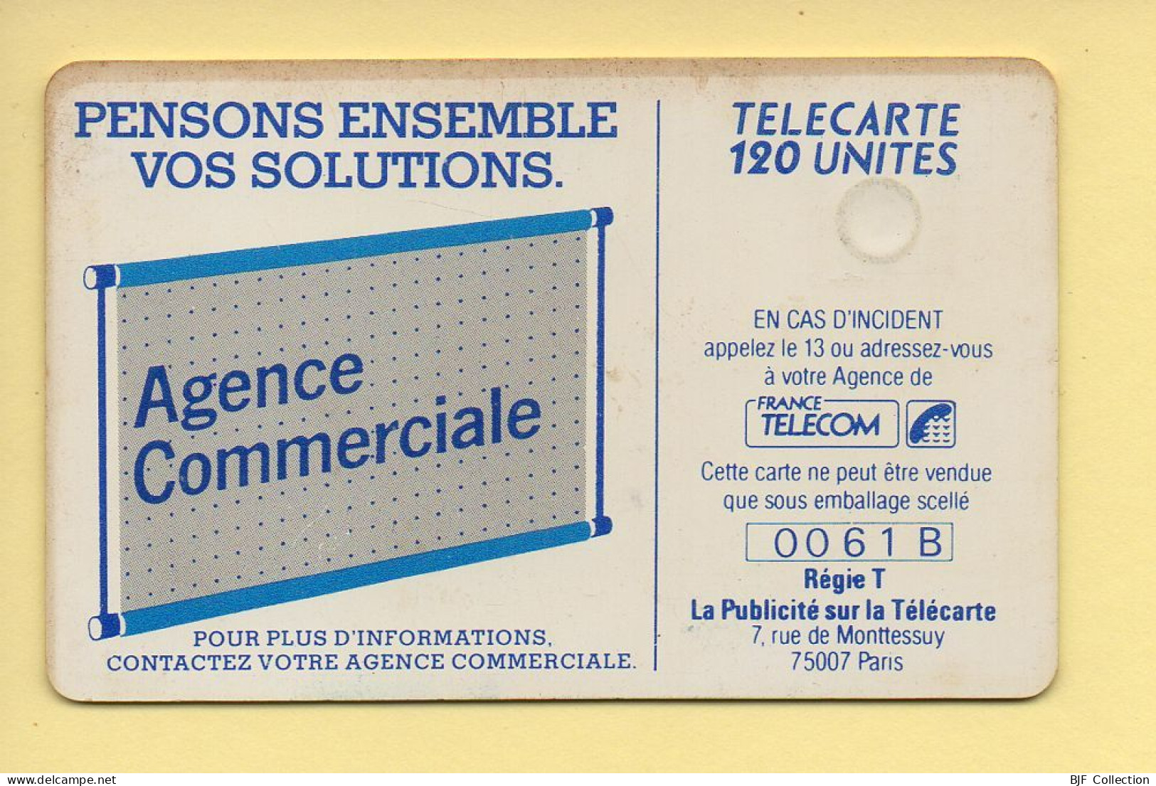 Télécarte : 600 Agences / 120 Unités : Numéro 0061B (voir Cadre, Texte Et Numérotation) - 600 Agences