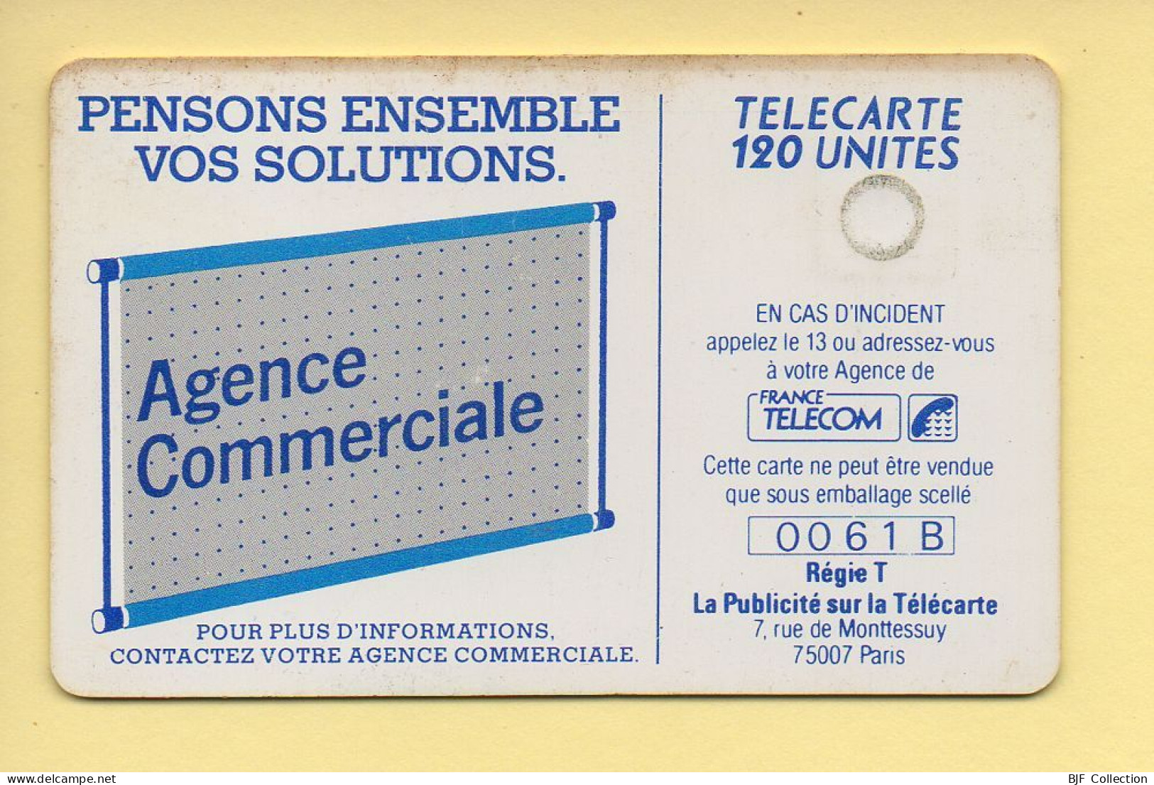 Télécarte : 600 Agences / 120 Unités : Numéro 0061B (voir Cadre, Texte Et Numérotation) - 600 Agences