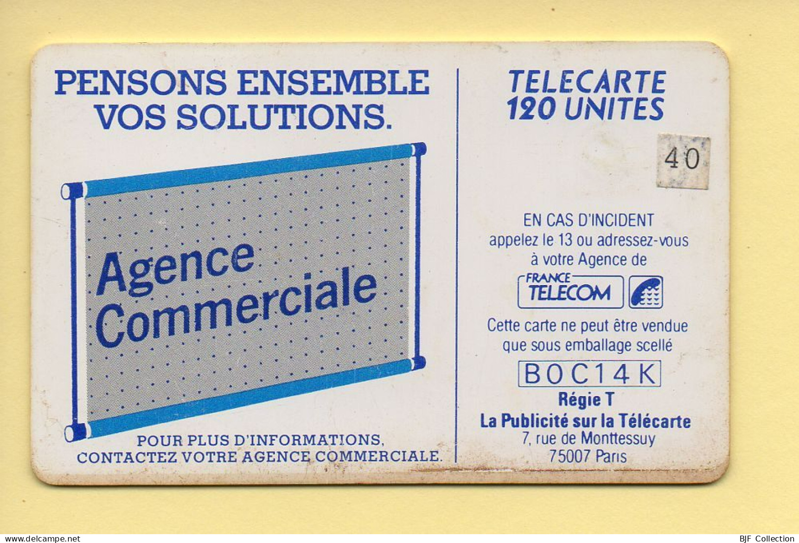 Télécarte : 600 Agences / 120 Unités : Numéro B0C14K (voir Cadre, Texte Et Numérotation) - 600 Bedrijven