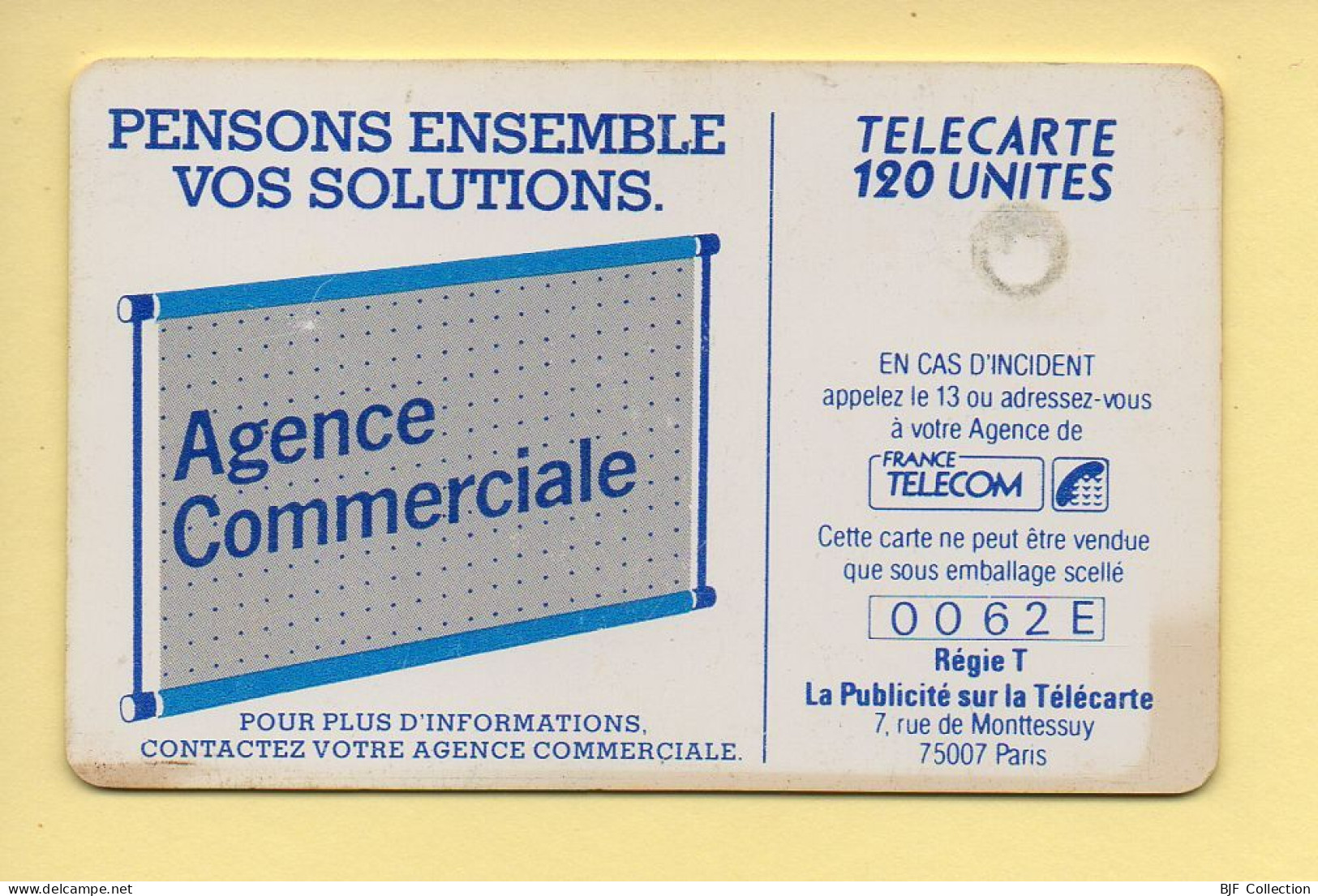 Télécarte : 600 Agences / 120 Unités : Numéro 0062E (voir Cadre, Texte Et Numérotation) - 600 Bedrijven