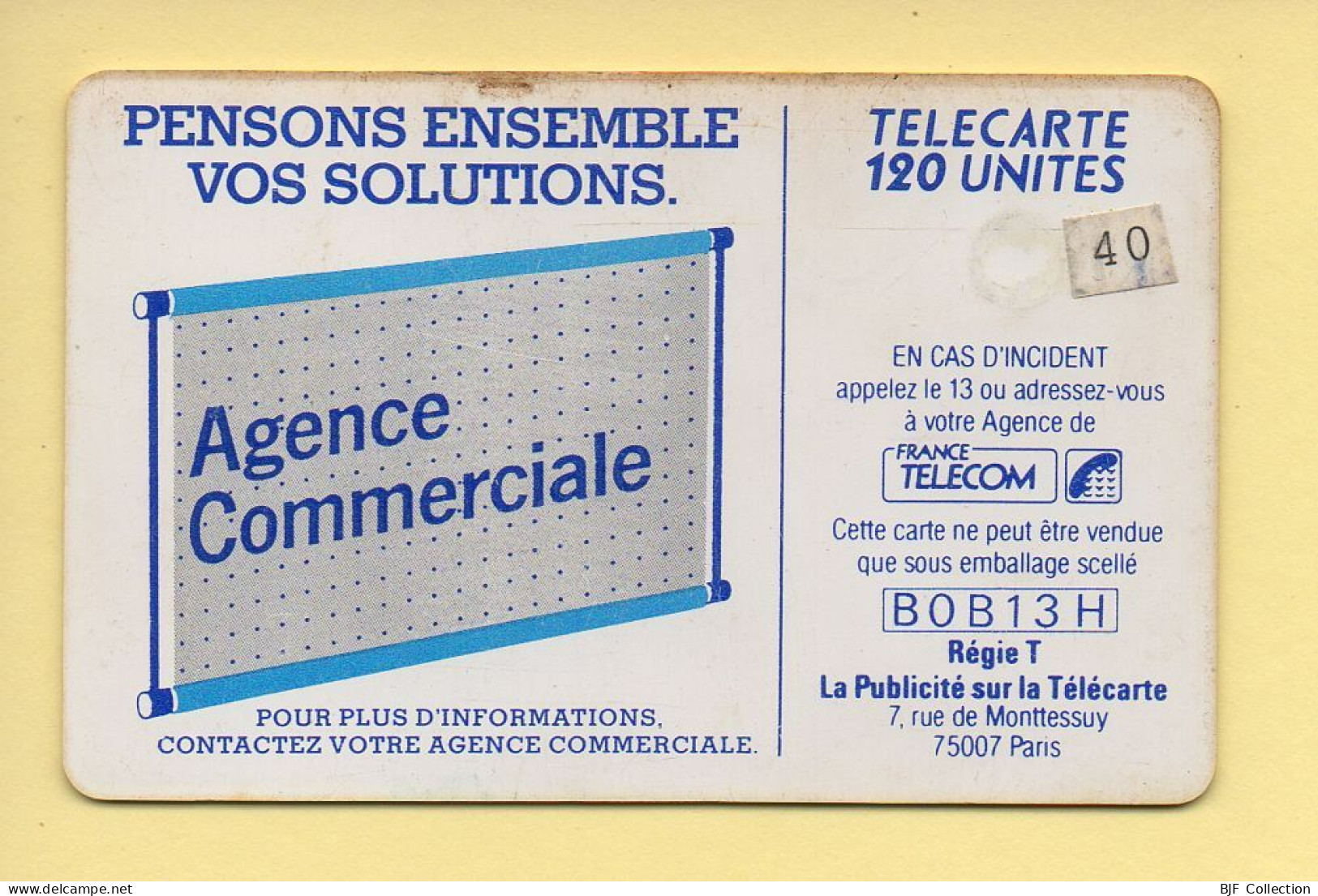Télécarte : 600 Agences / 120 Unités : Numéro B0B13H (voir Cadre, Texte Et Numérotation) - 600 Agences