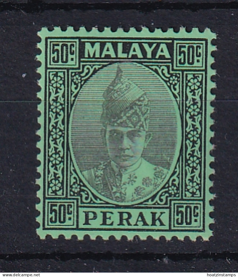 Malaya - Perak: 1938/41   Sultan Iskandar   SG118    50c    MH - Perak