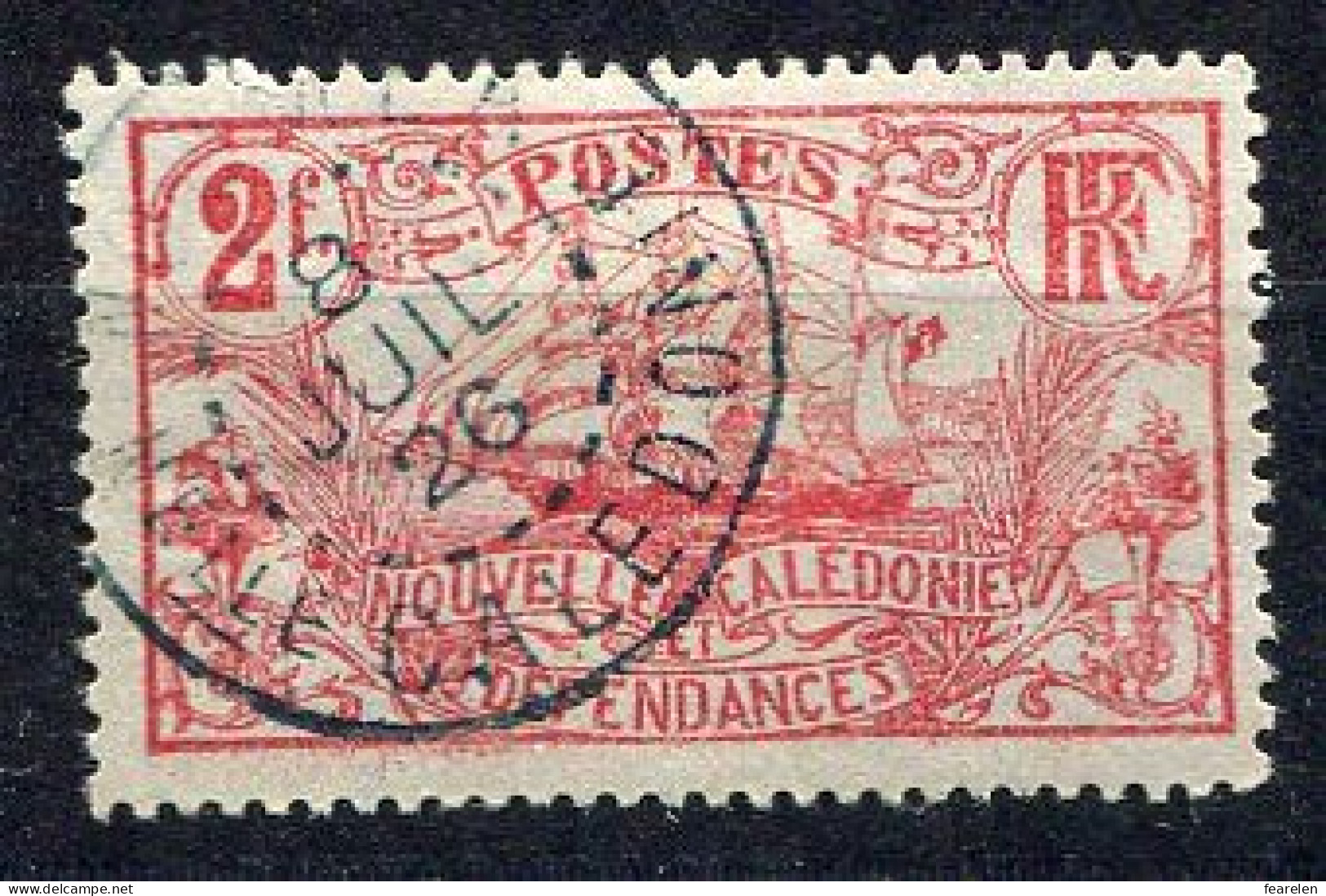 Colonie Française, Nouvelle-Calédonie N°103 Oblitéré, Qualité Superbe - Unused Stamps