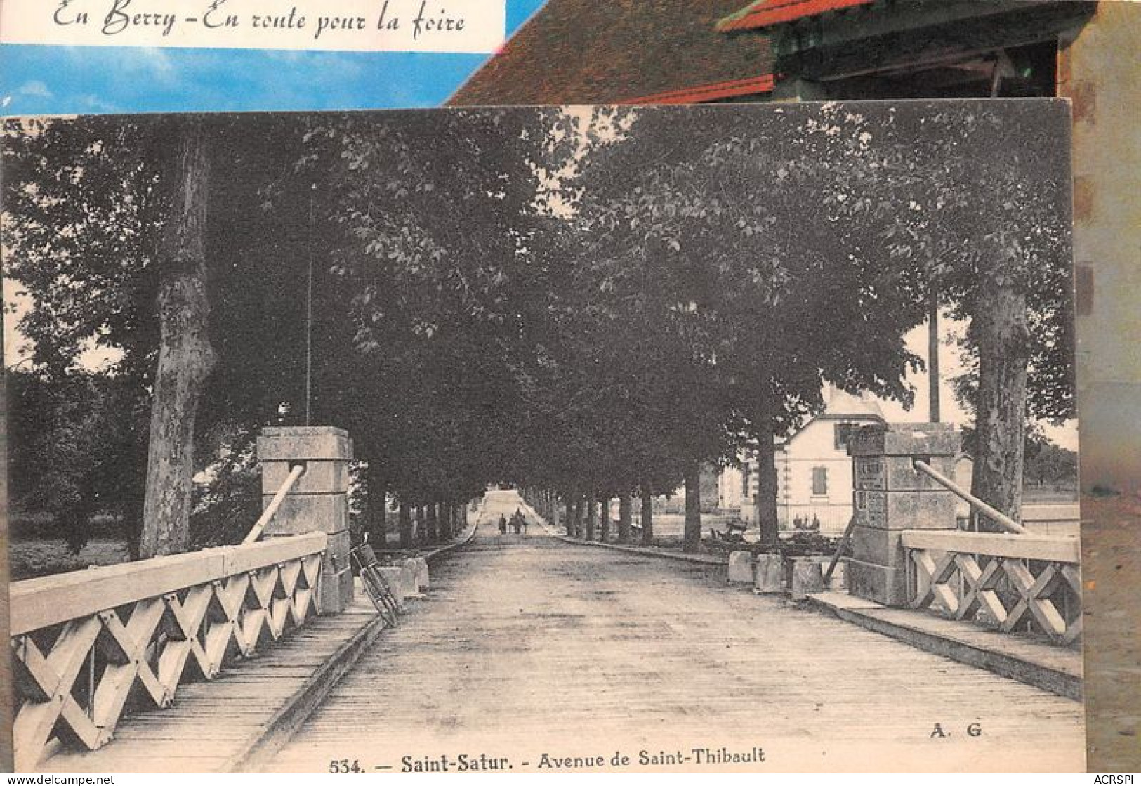 SAINT SATUR Avenue De Saint Thibault 25(scan Recto-verso) MA1361 - Saint-Satur