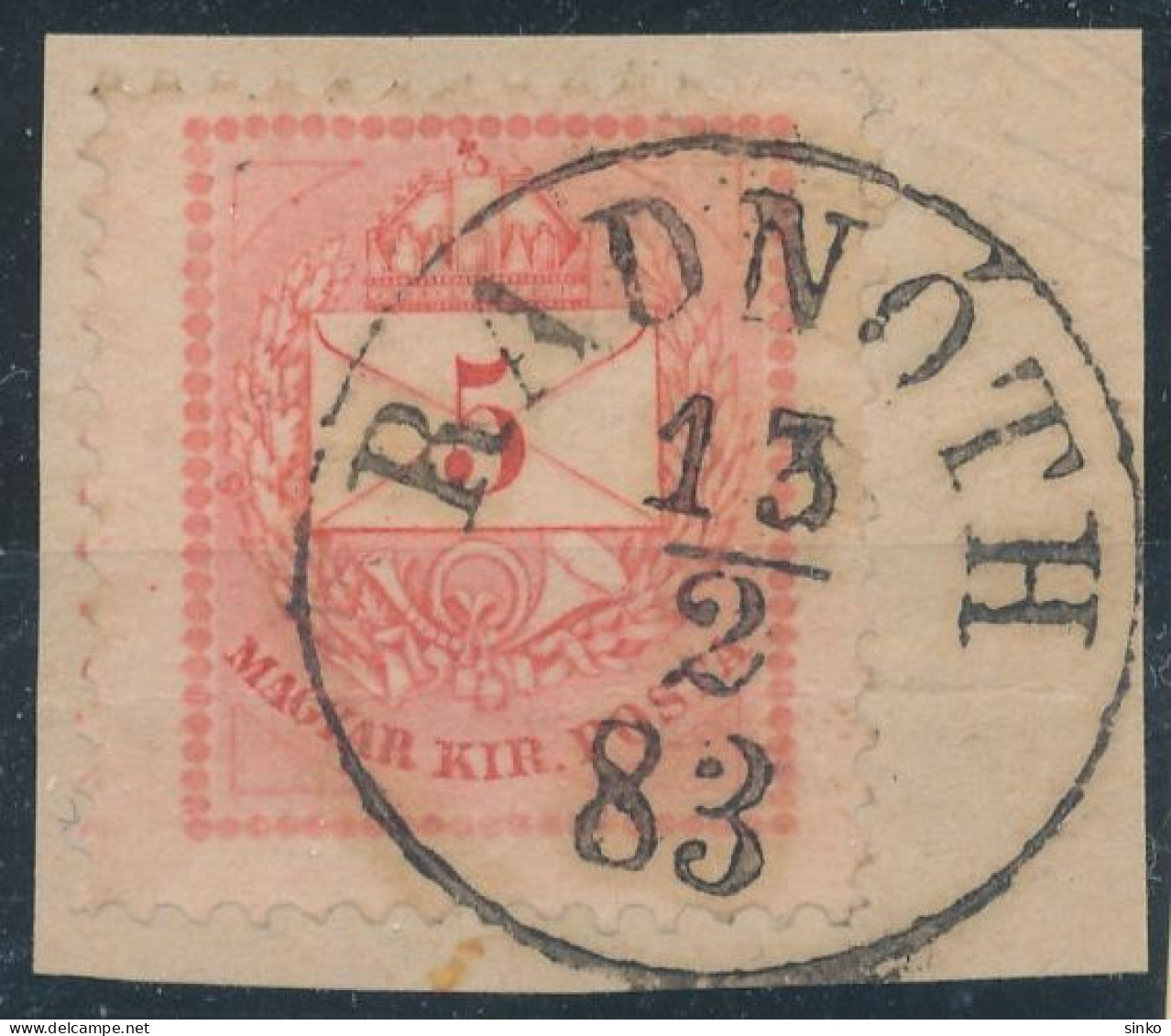 1881. Colour Number Krajcar 5kr Stamp, RADNOTH - ...-1867 Préphilatélie