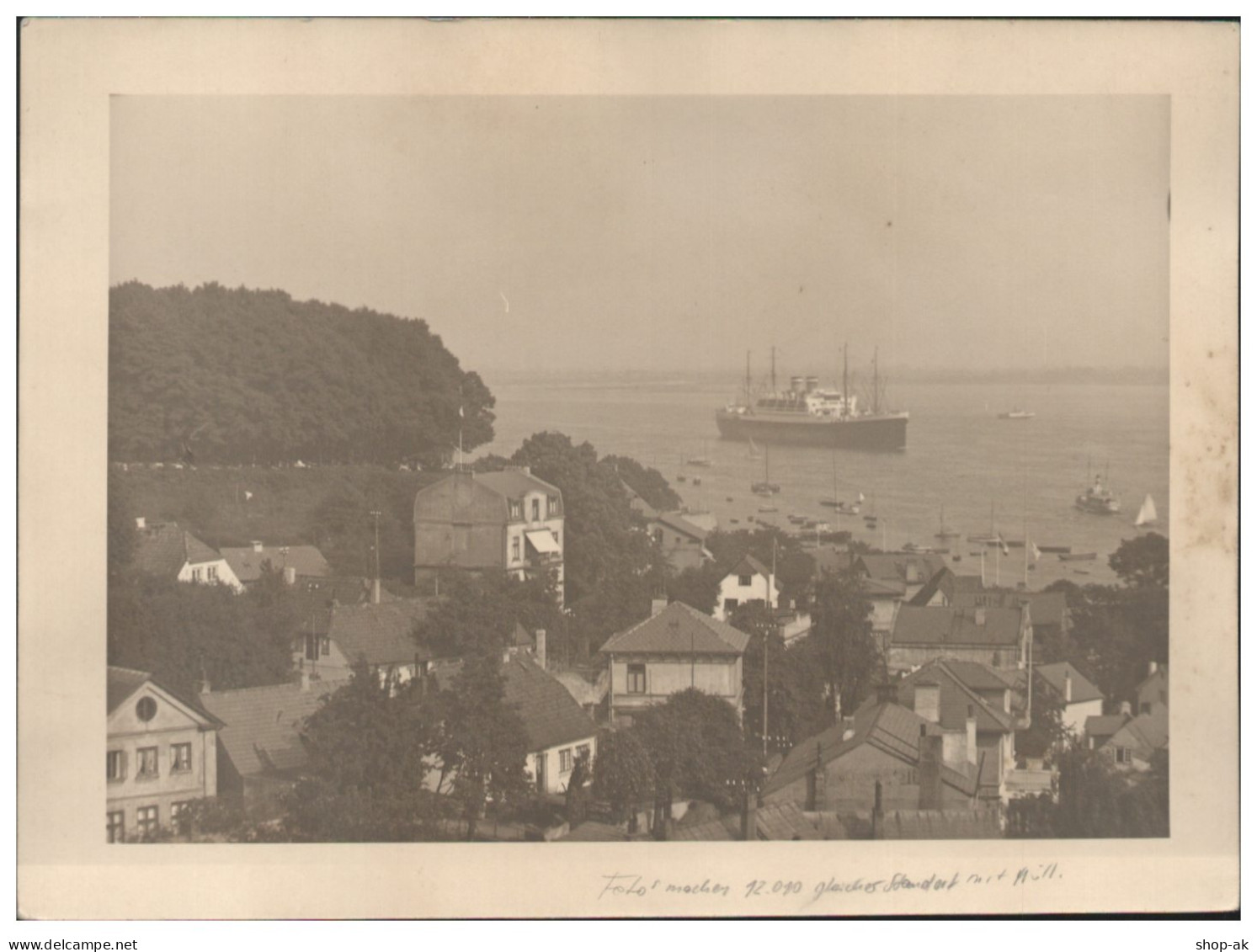 XX19259/ Hamburg Blankenese Süllberg  Dampfer Ca. 1925  18 X 13 Cm - Blankenese