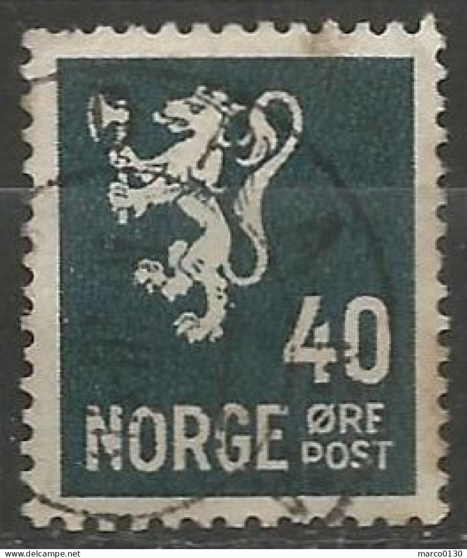 NORVEGE N° 233 OBLITERE - Usati