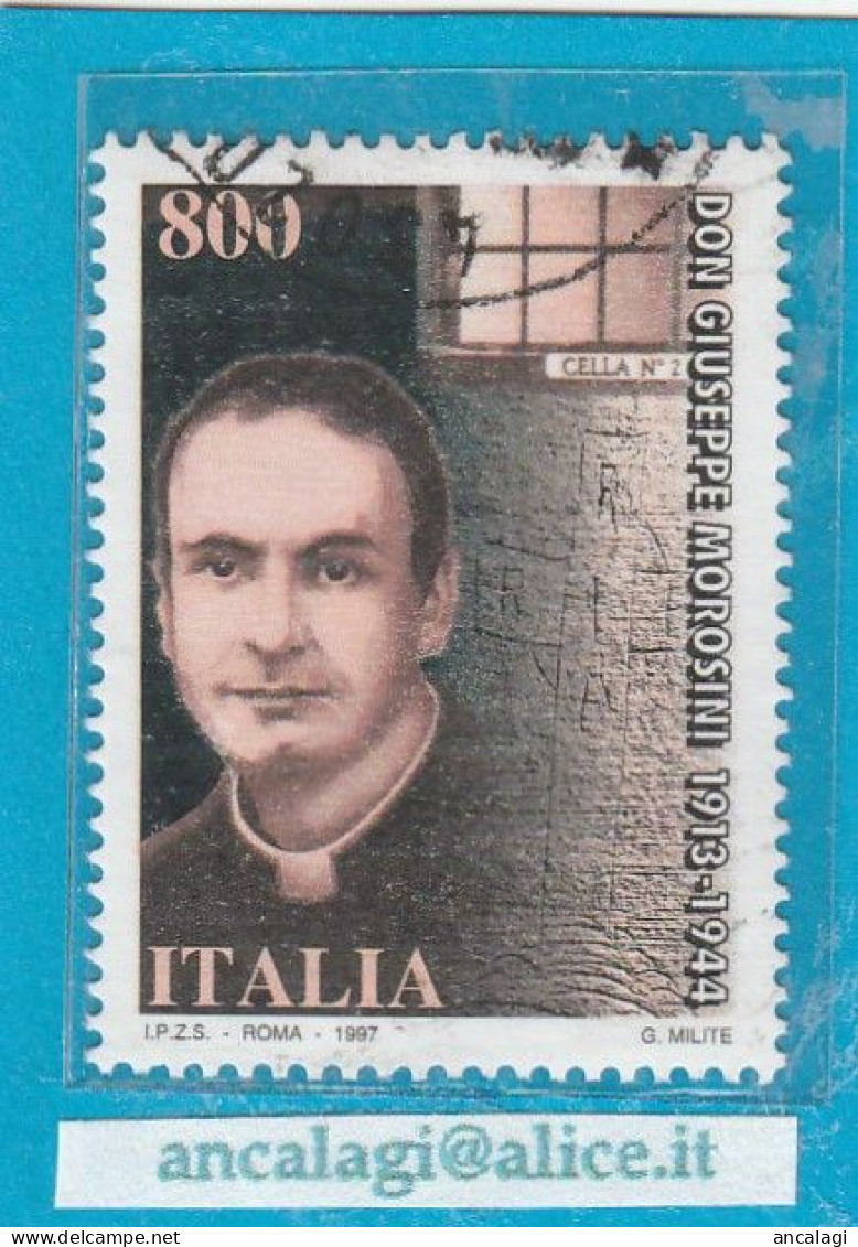 USATI ITALIA 1997 - Ref.0769 "DON GIUSEPPE MOROSINI" 1 Val. - - 1991-00: Used