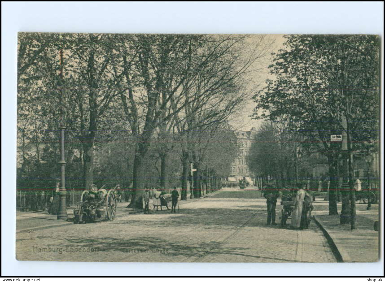 XX002961/ Hamburg Eppendorf Curschmannstraße AK Ca.1910 - Eppendorf