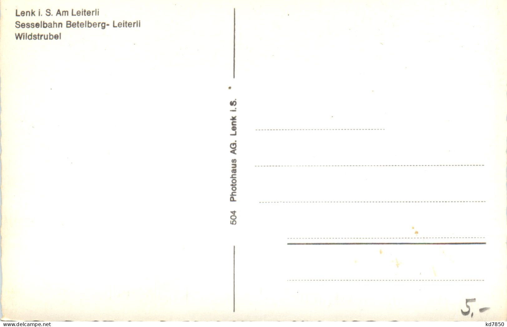 Lenk - Am Leiterli - Lenk Im Simmental