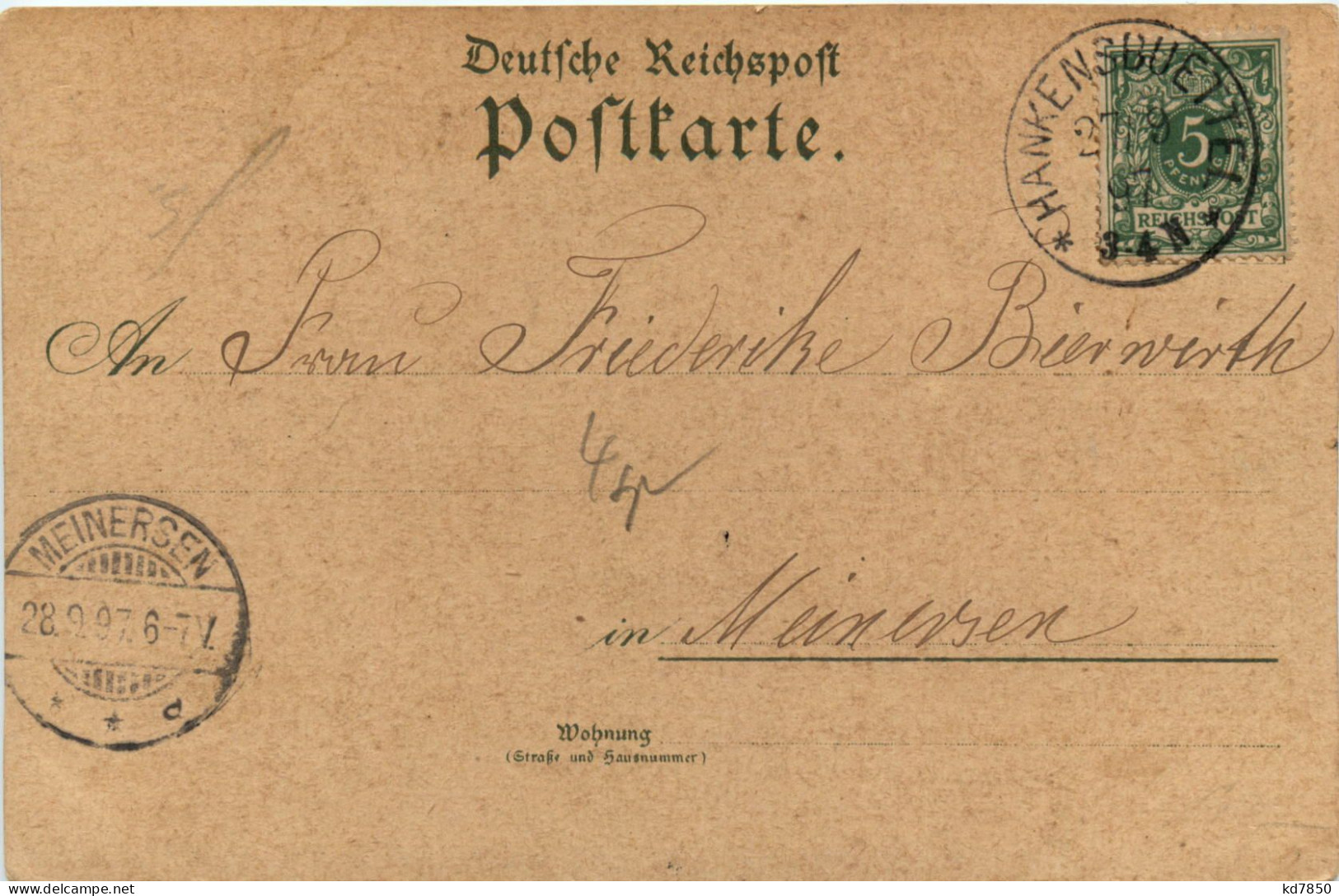 Gruss Aus Hankenbüttel - Litho 1897 - Gifhorn